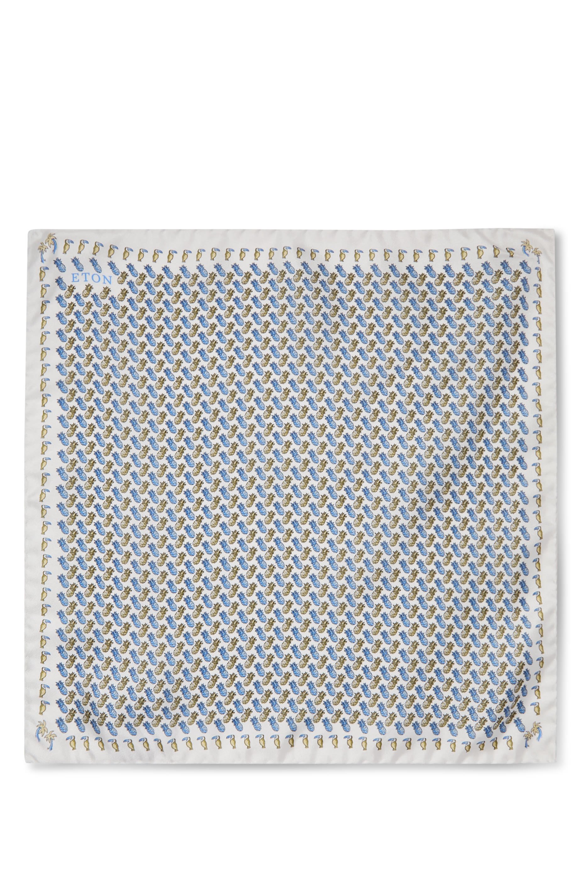 Ananas Silk Twill Pocket Square