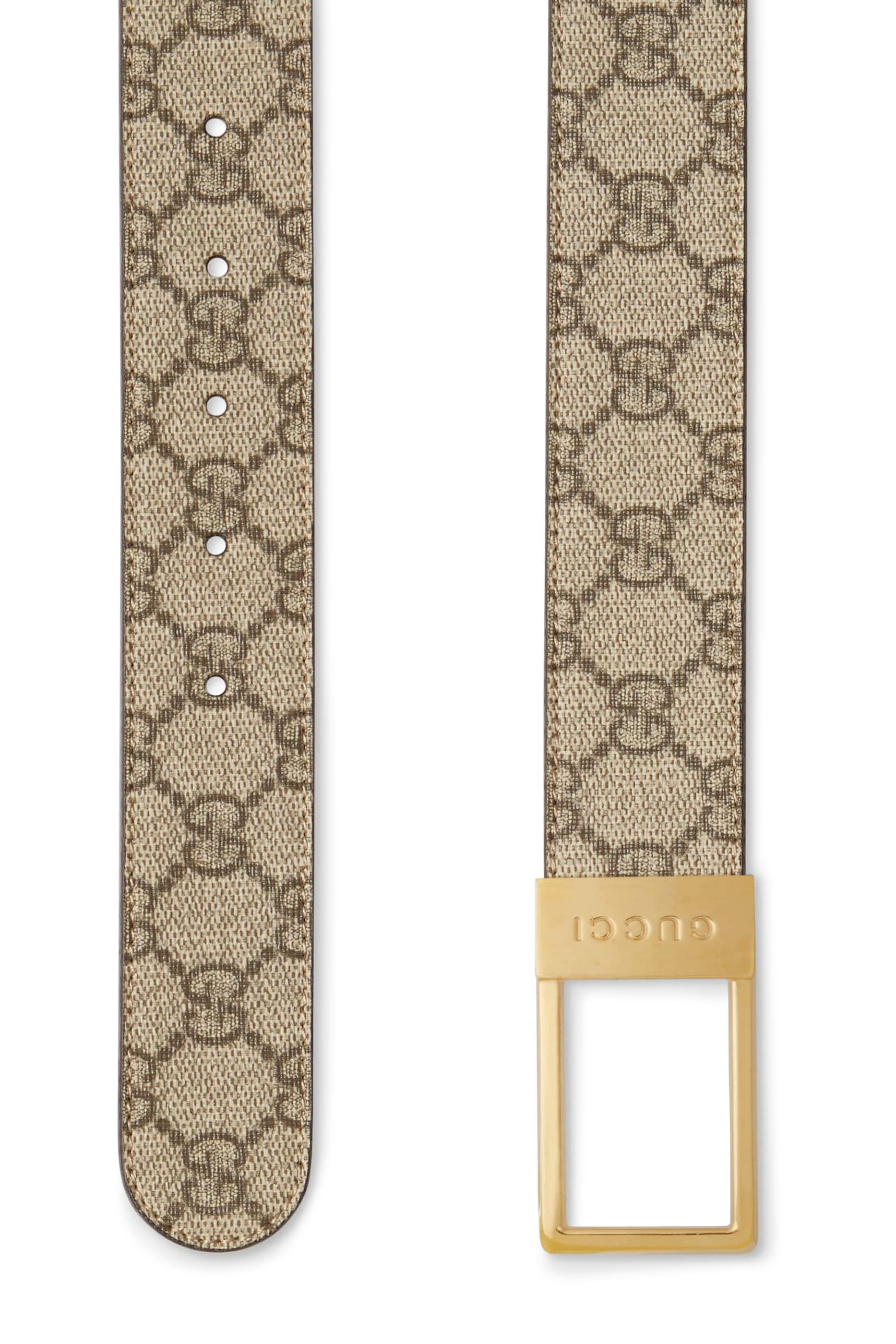 GG Belt With Rectangular Buckle