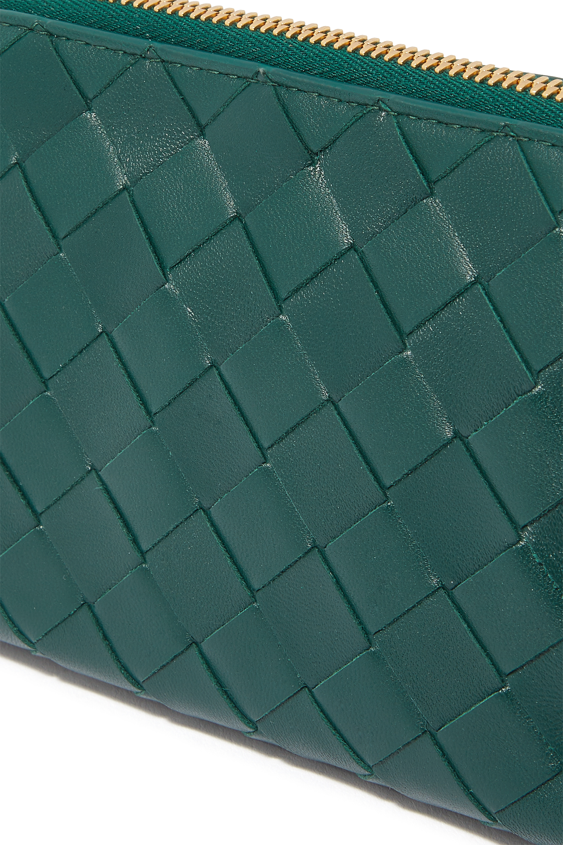 Intrecciato Small Half-Moon Beauty Pouch