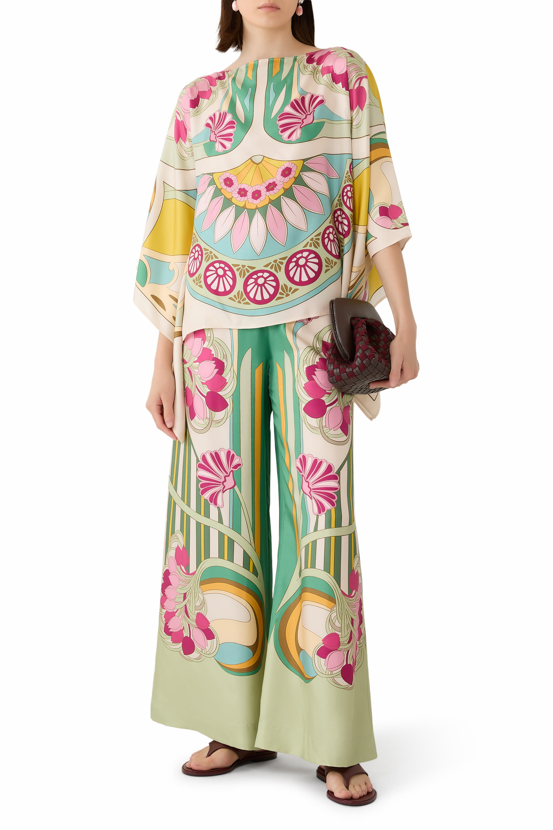 Tulip Plac&eacute;e Foulard Top