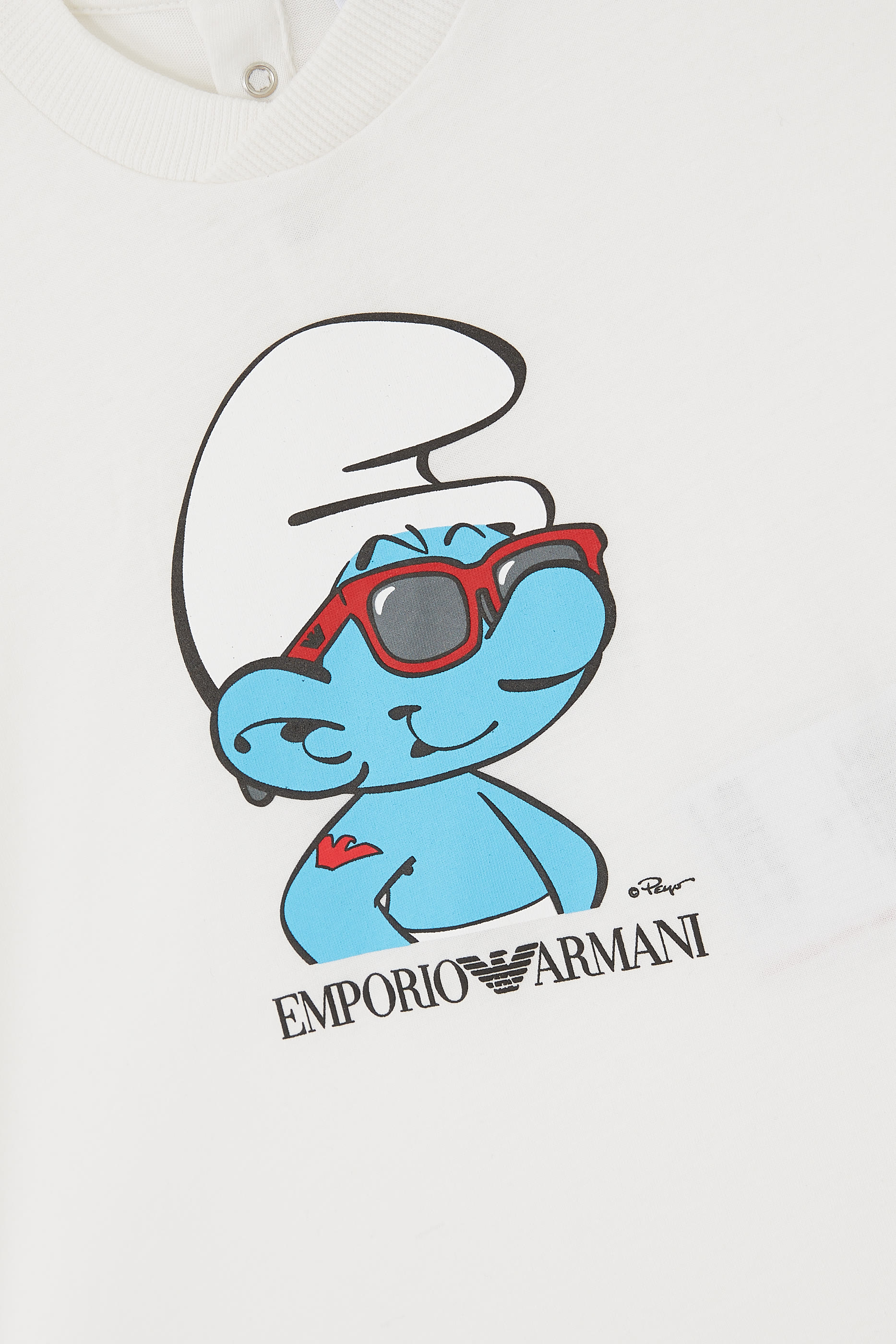 Kids Smurfs Print T-Shirt