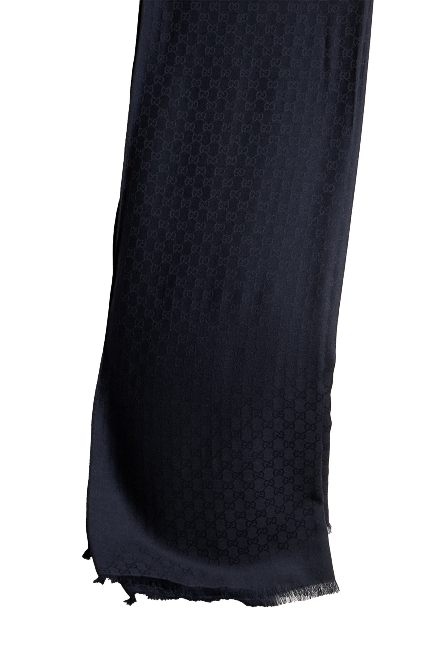 GG Wool Silk Jacquard Stole