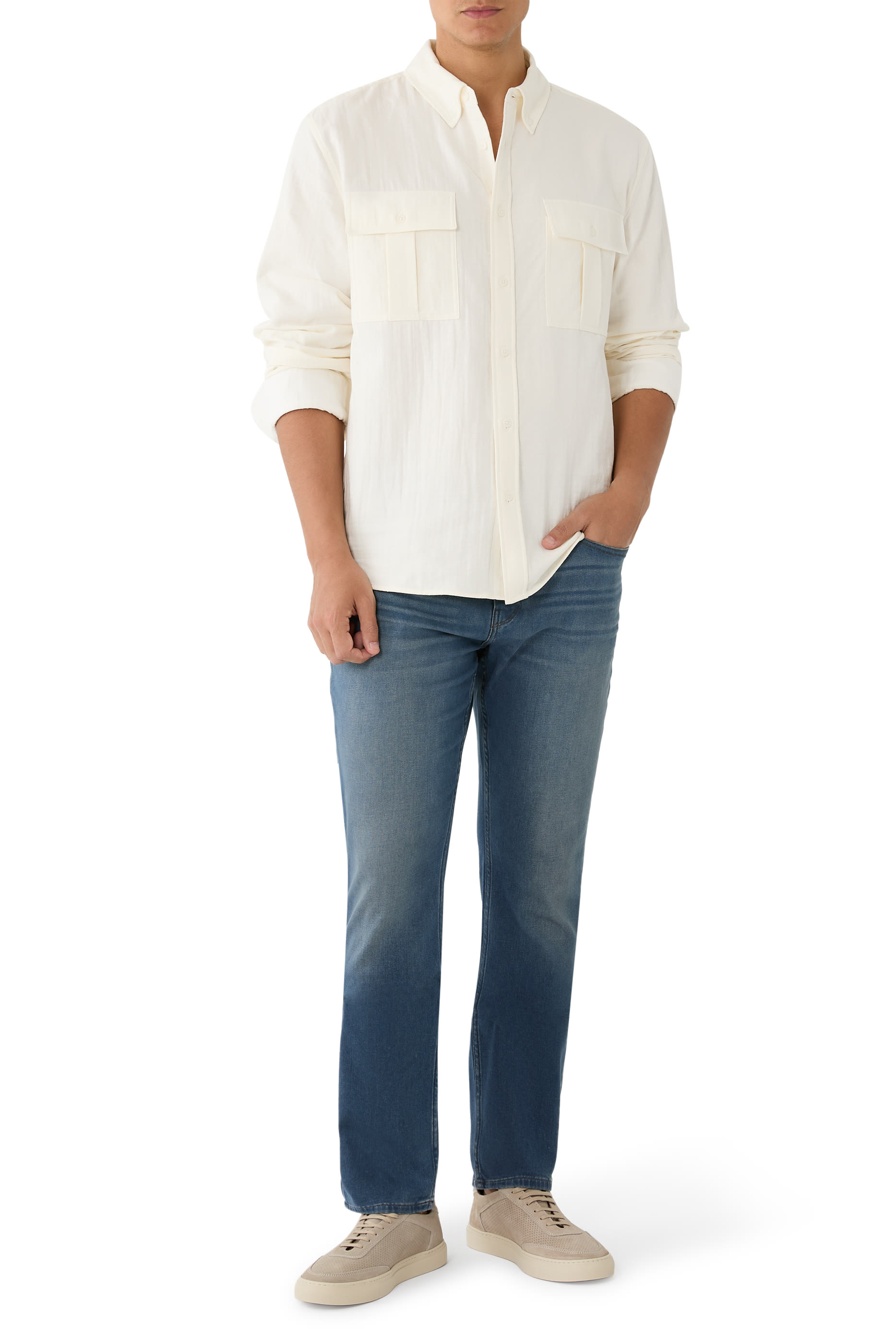 Transcend Federal Slim Straight Jeans