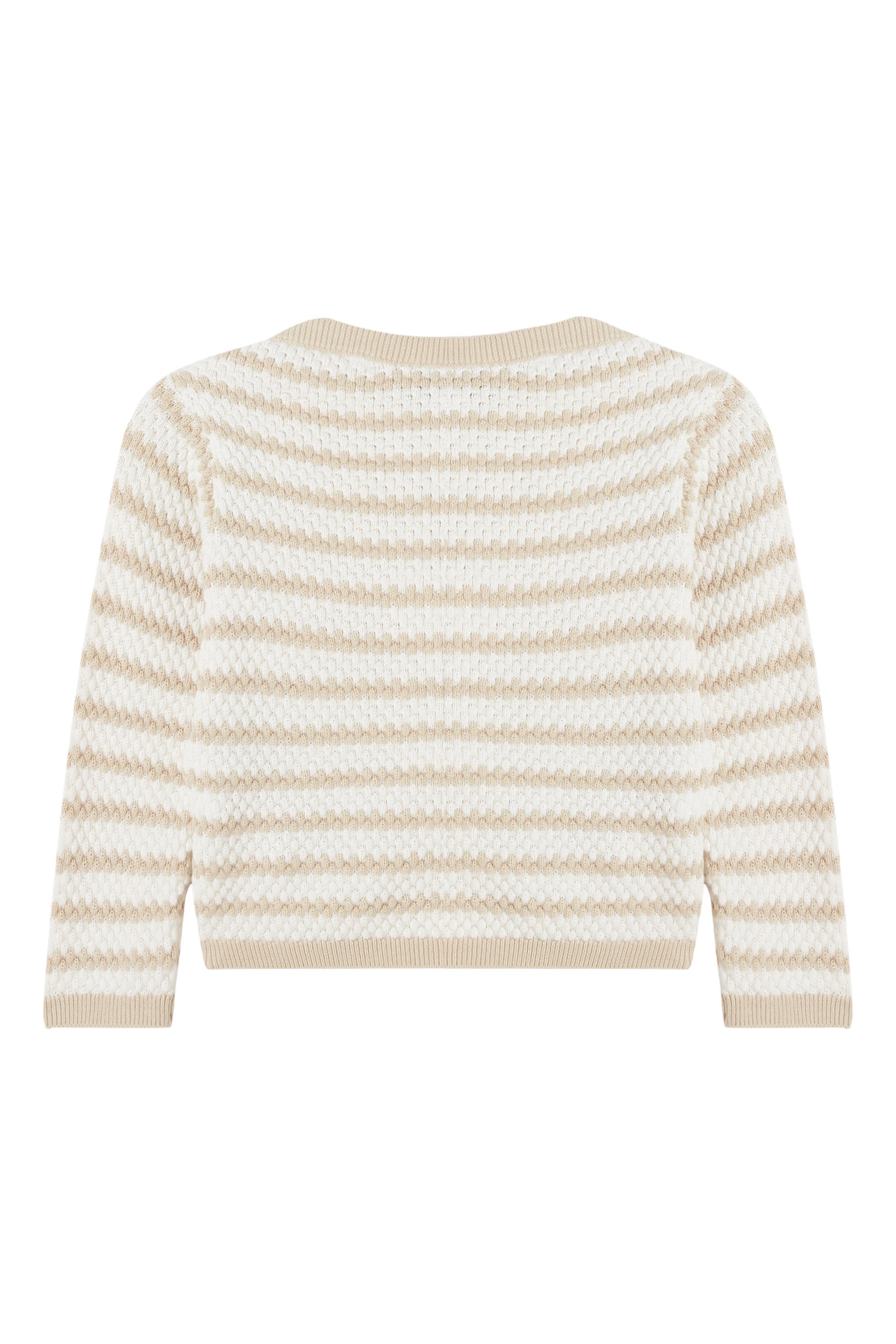 Kids Horizontal Stripes Knit Sweater 