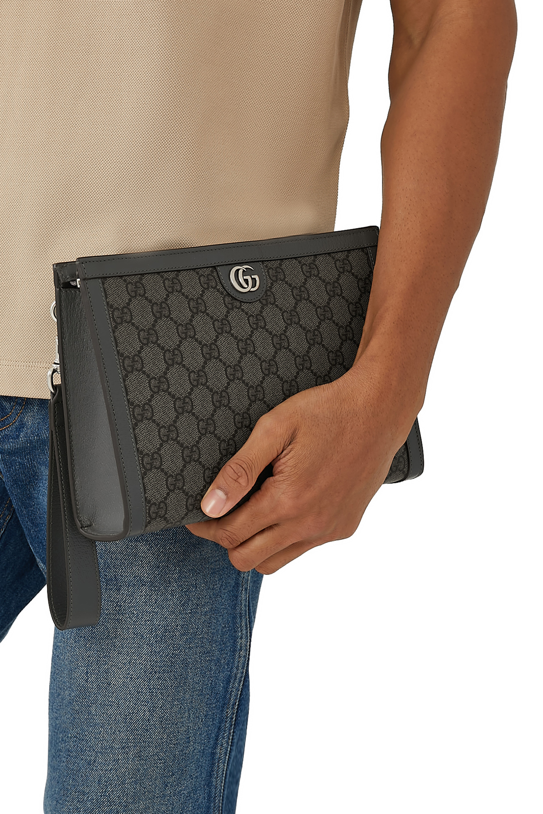 Ophidia GG Monogram Pouch