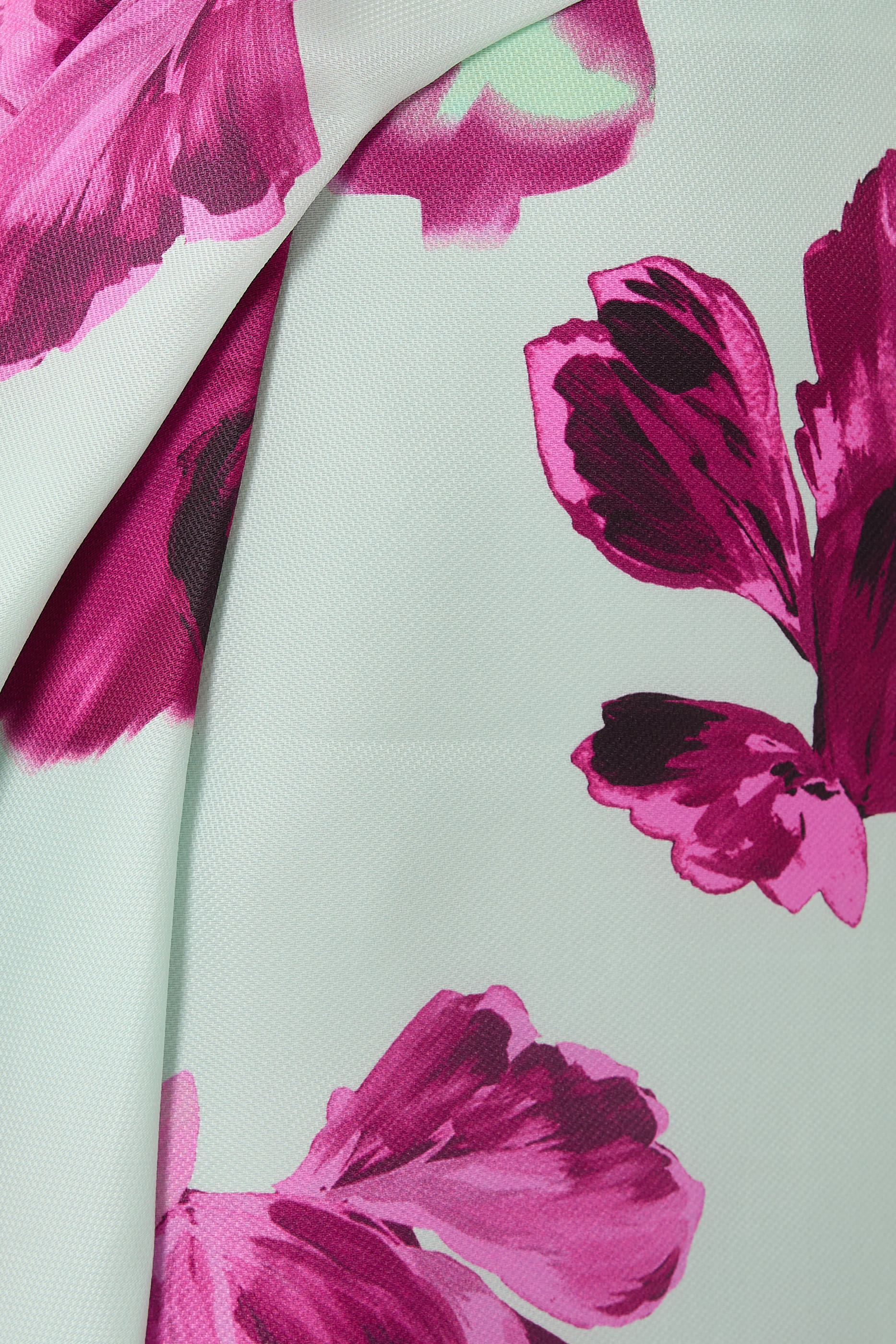 Electric Floral Column Gown