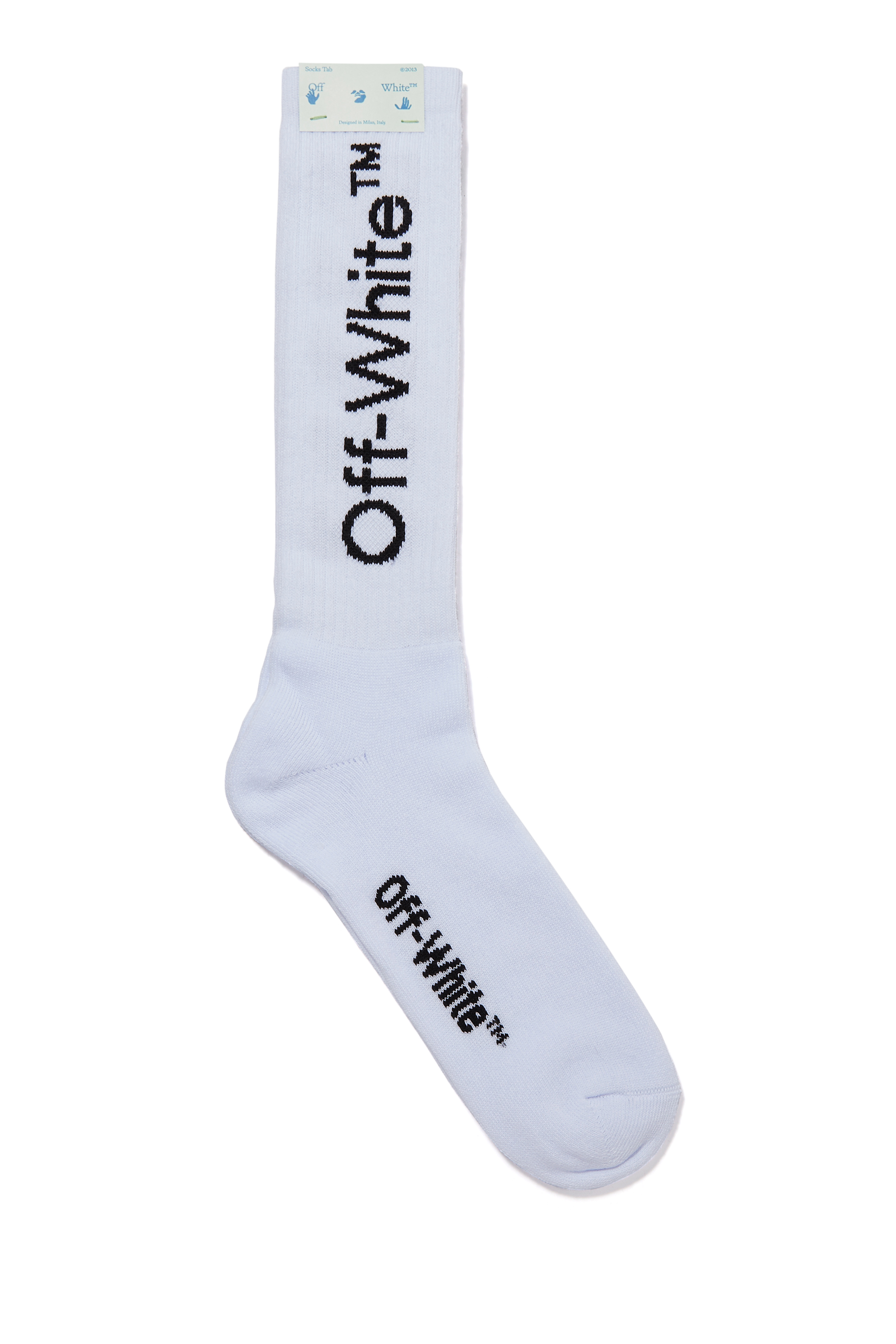 Buy Off-White Diagonal Mid Length Socks - Mens for AED 285.00 Socks ...