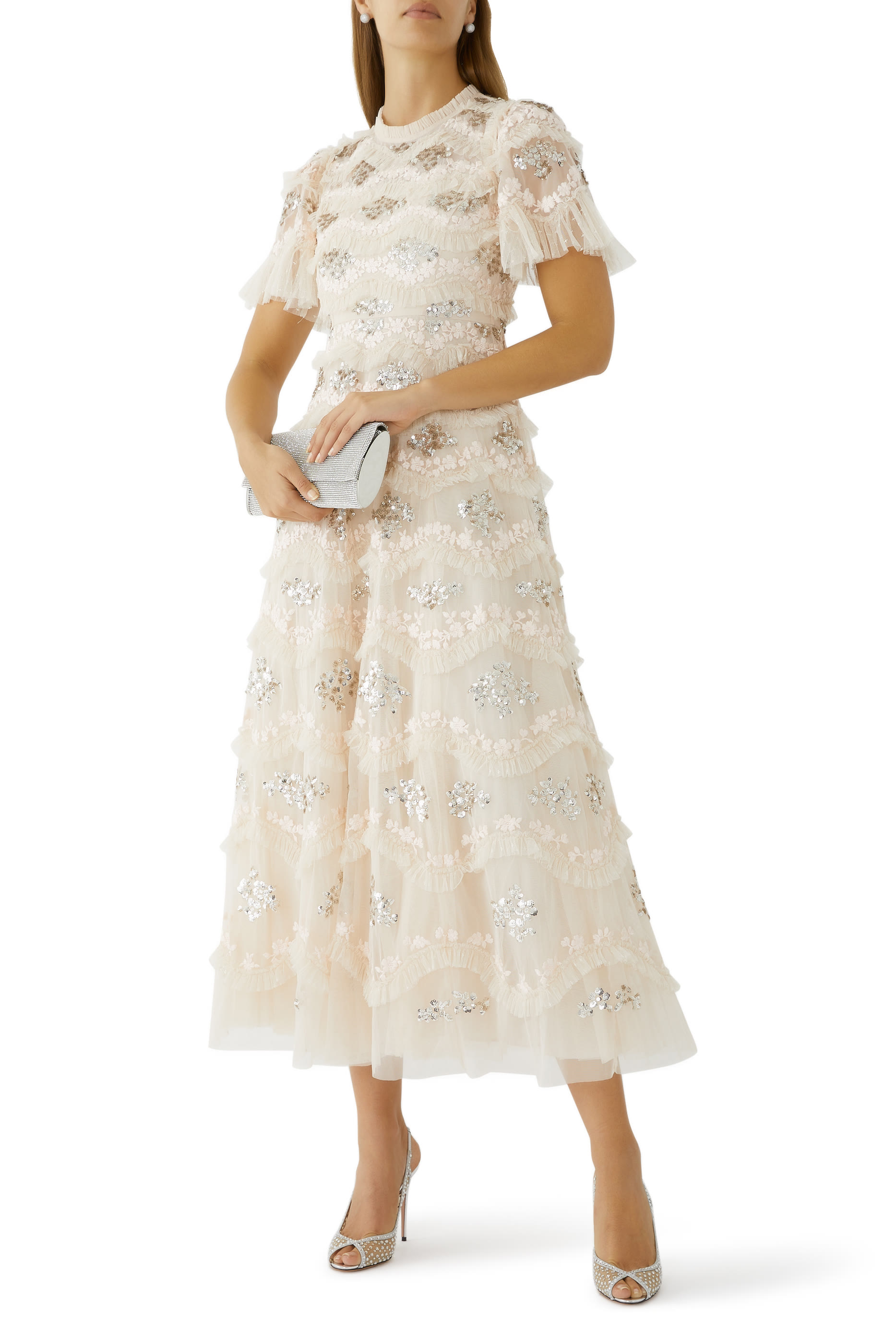 Daisy Wave Ankle Gown