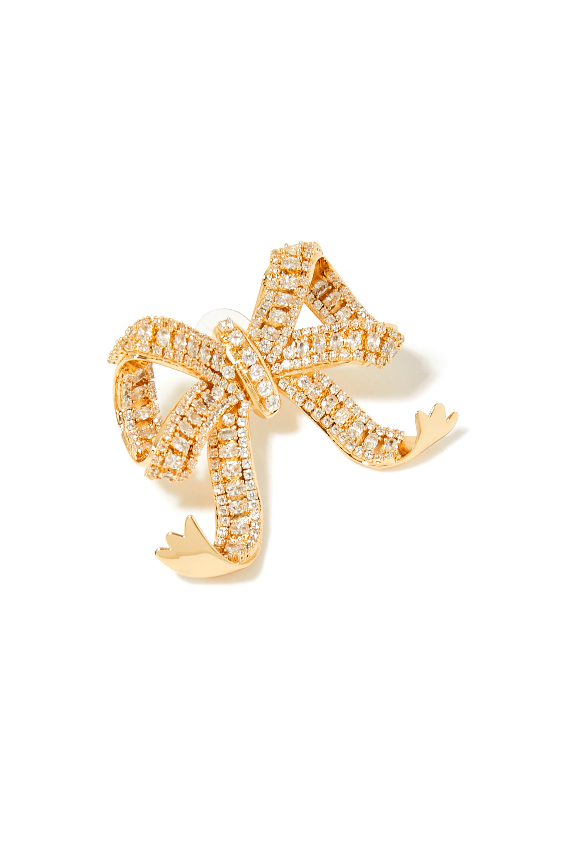 Crystal Bow Earrings