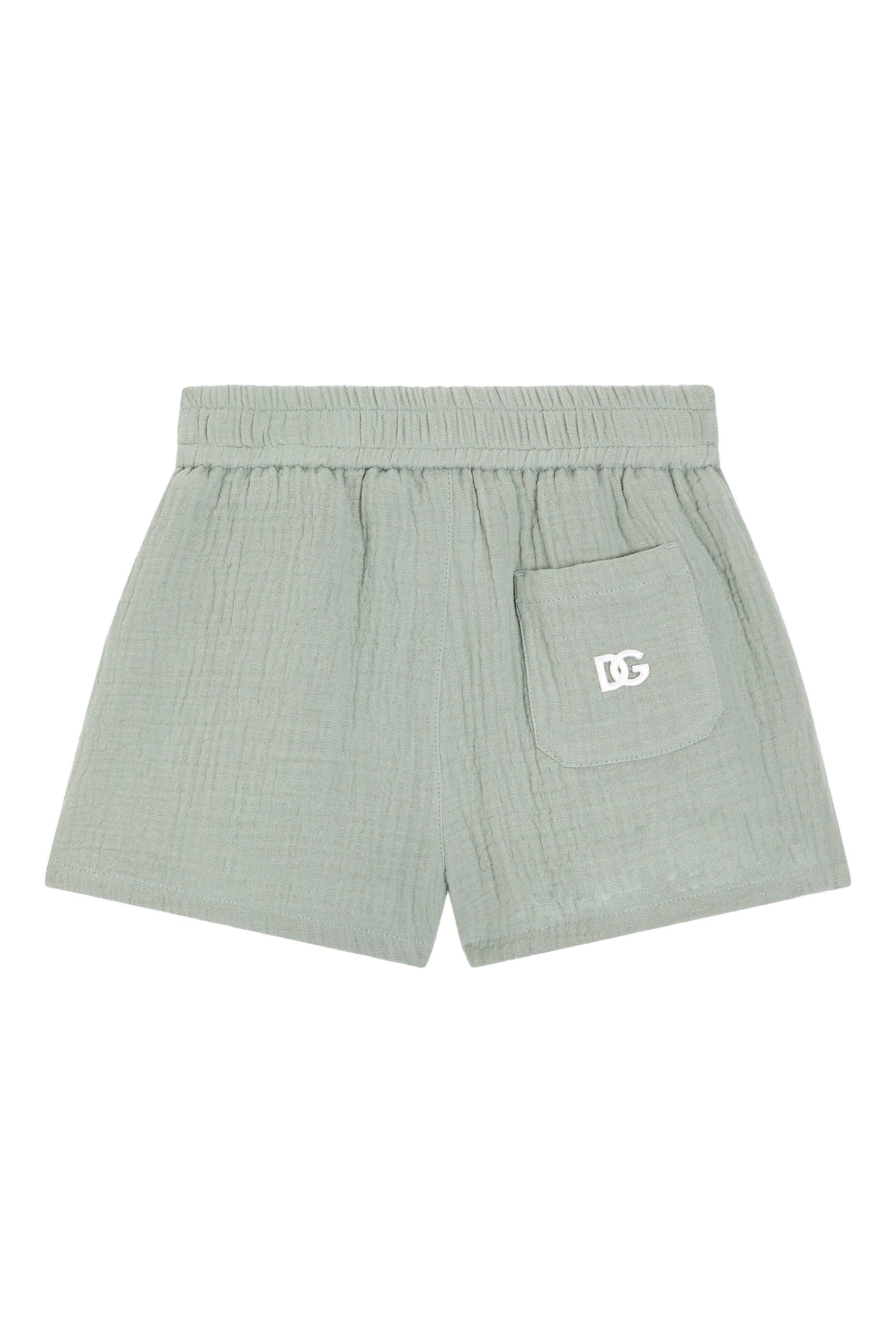 Kids Cotton Gauze Bermuda Shorts