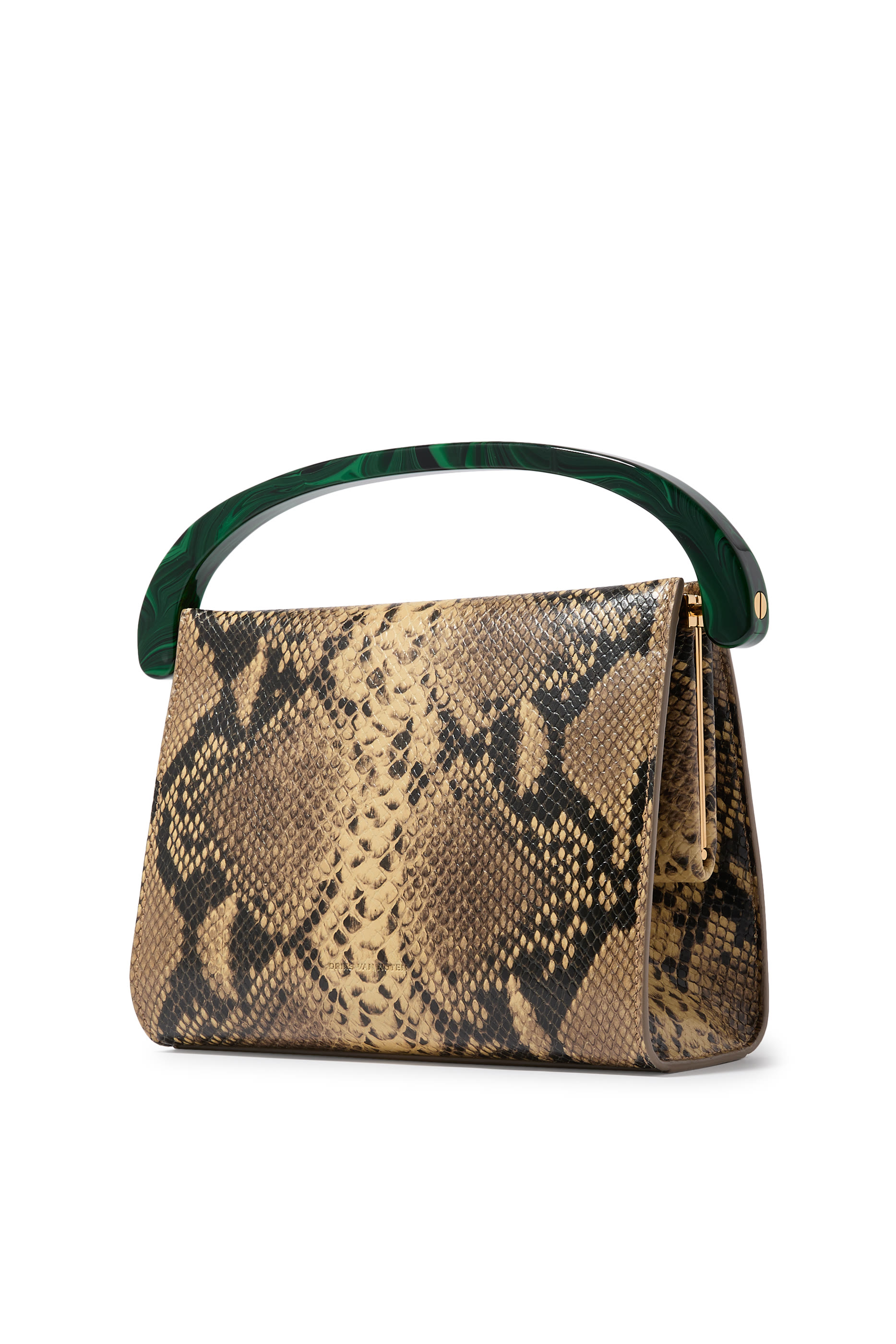 Python Pattern Top-Handle Bag