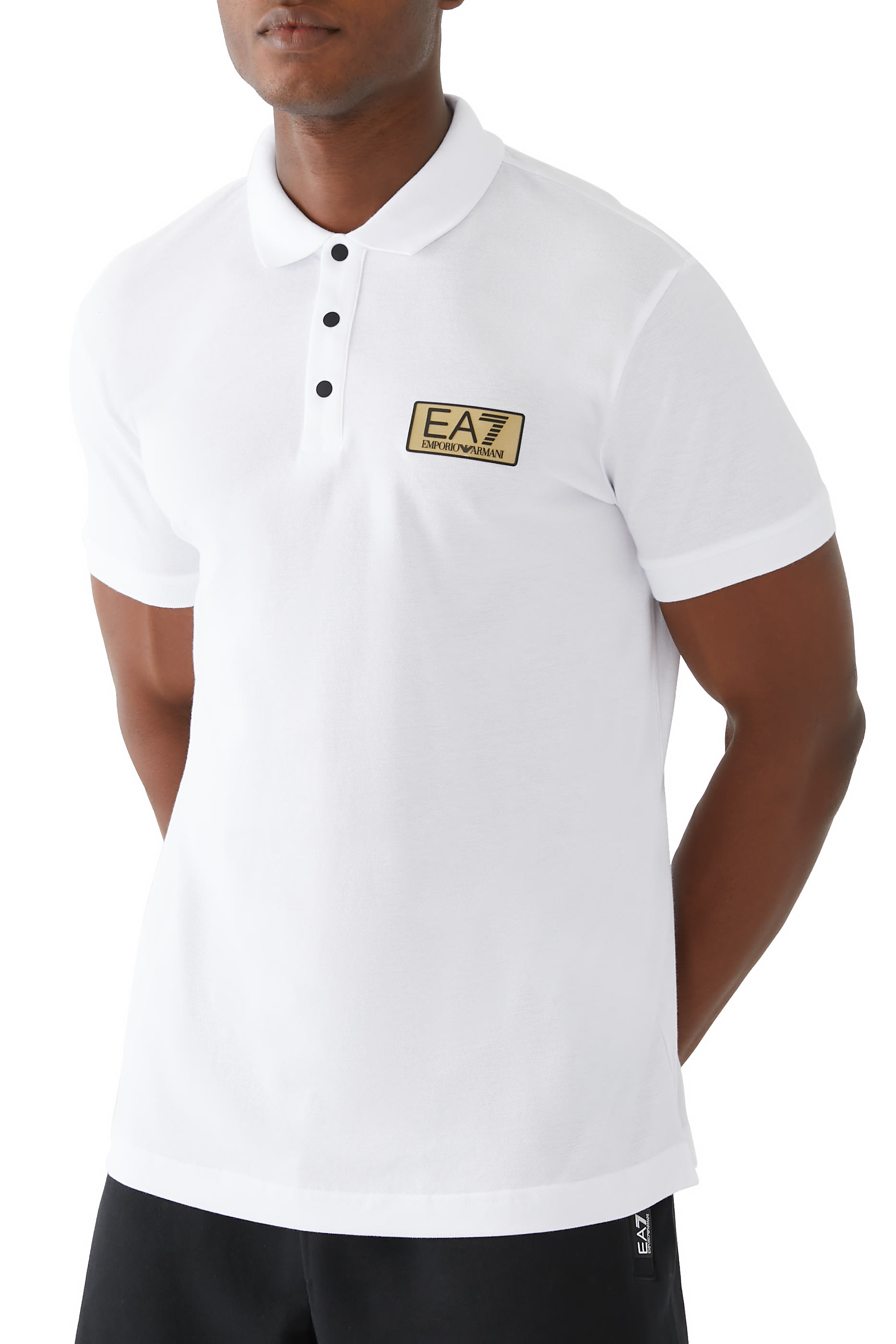 EA7 Label Polo Shirt