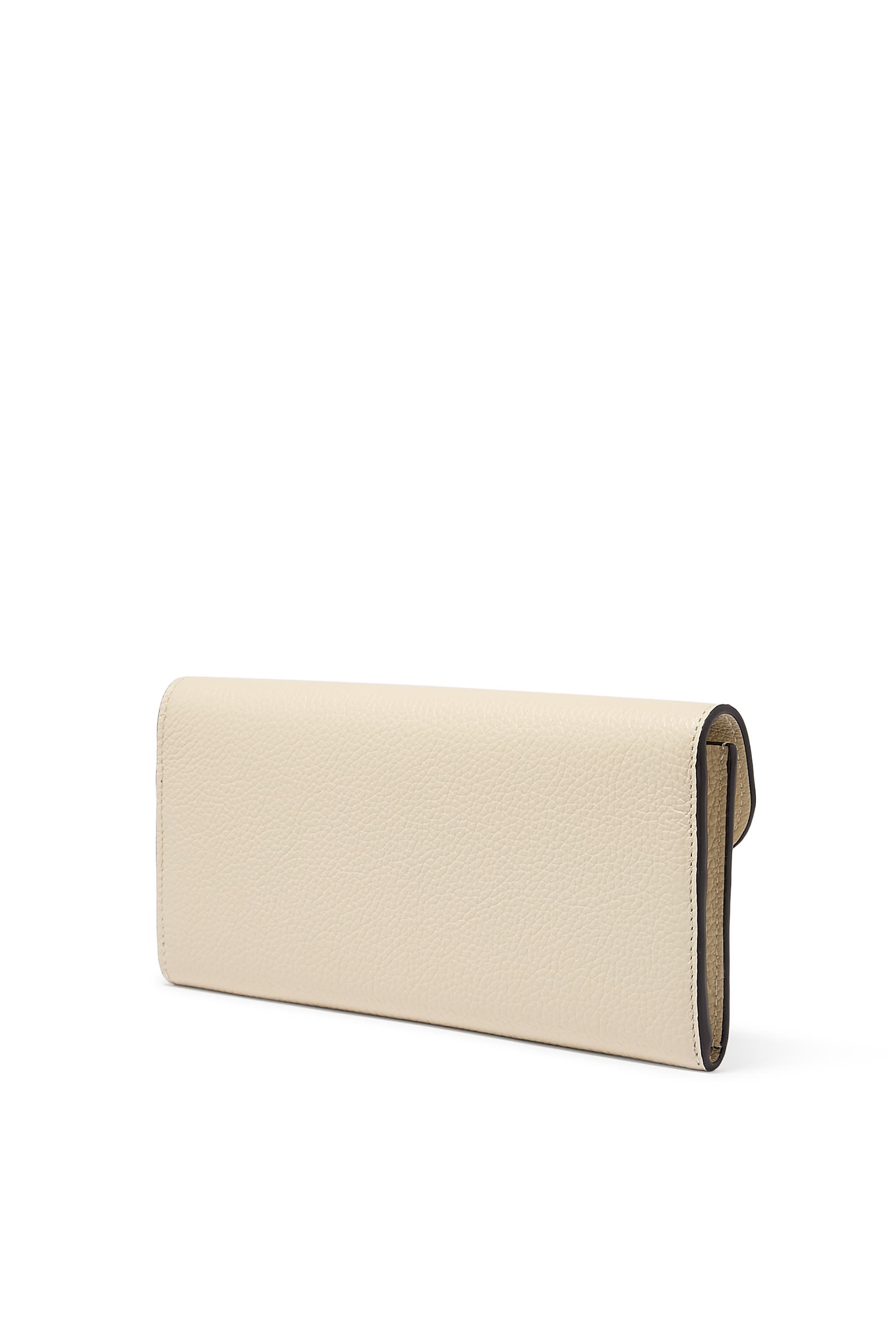  T-Lock Grained-Leather Wallet