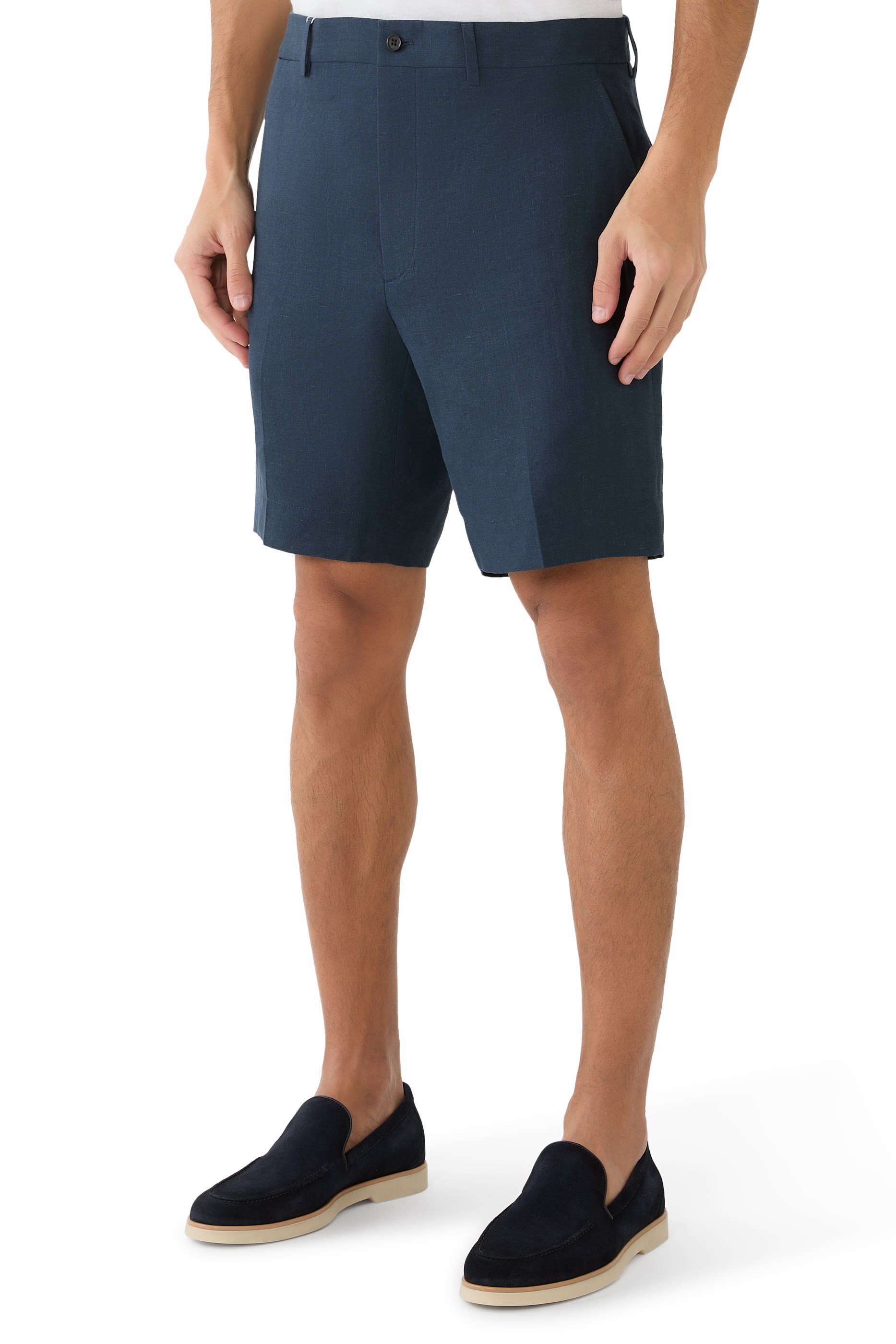 Flat Front Shorts