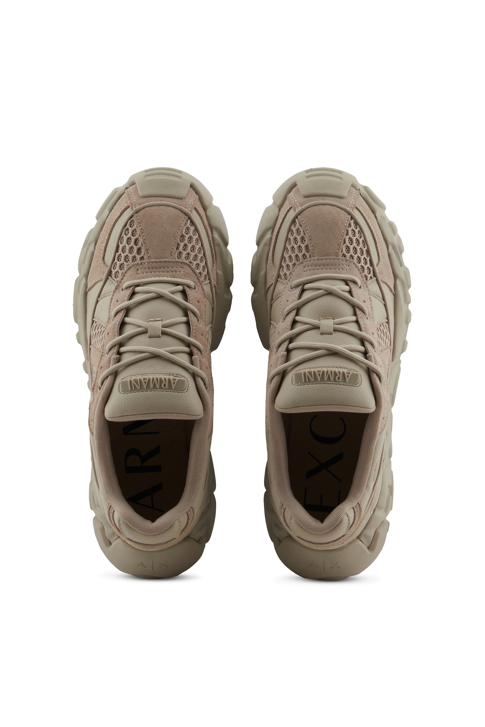 Oversized Sole Lace Up Sneakers