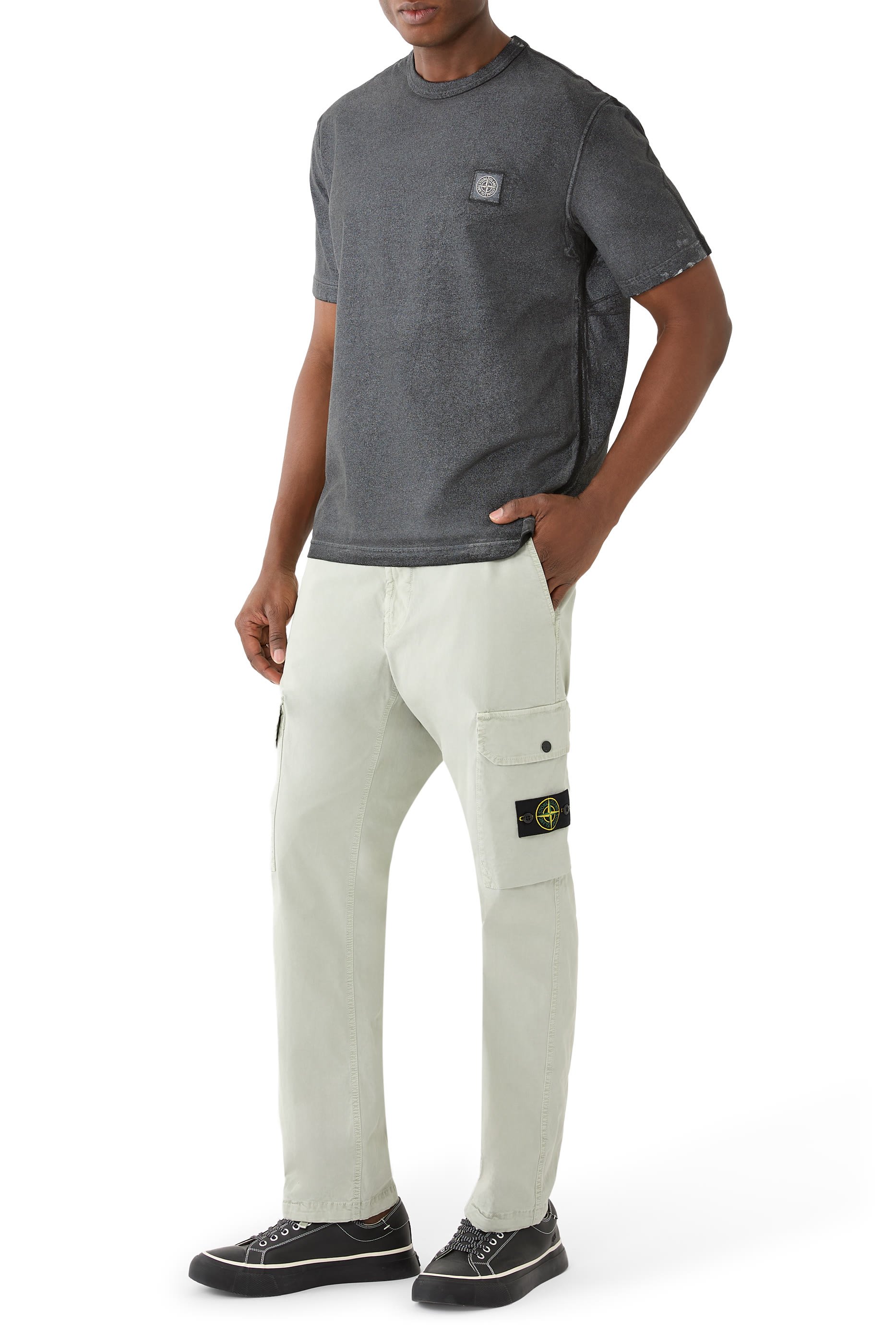  Organic Cotton Stretch Broken Twill Trousers 
