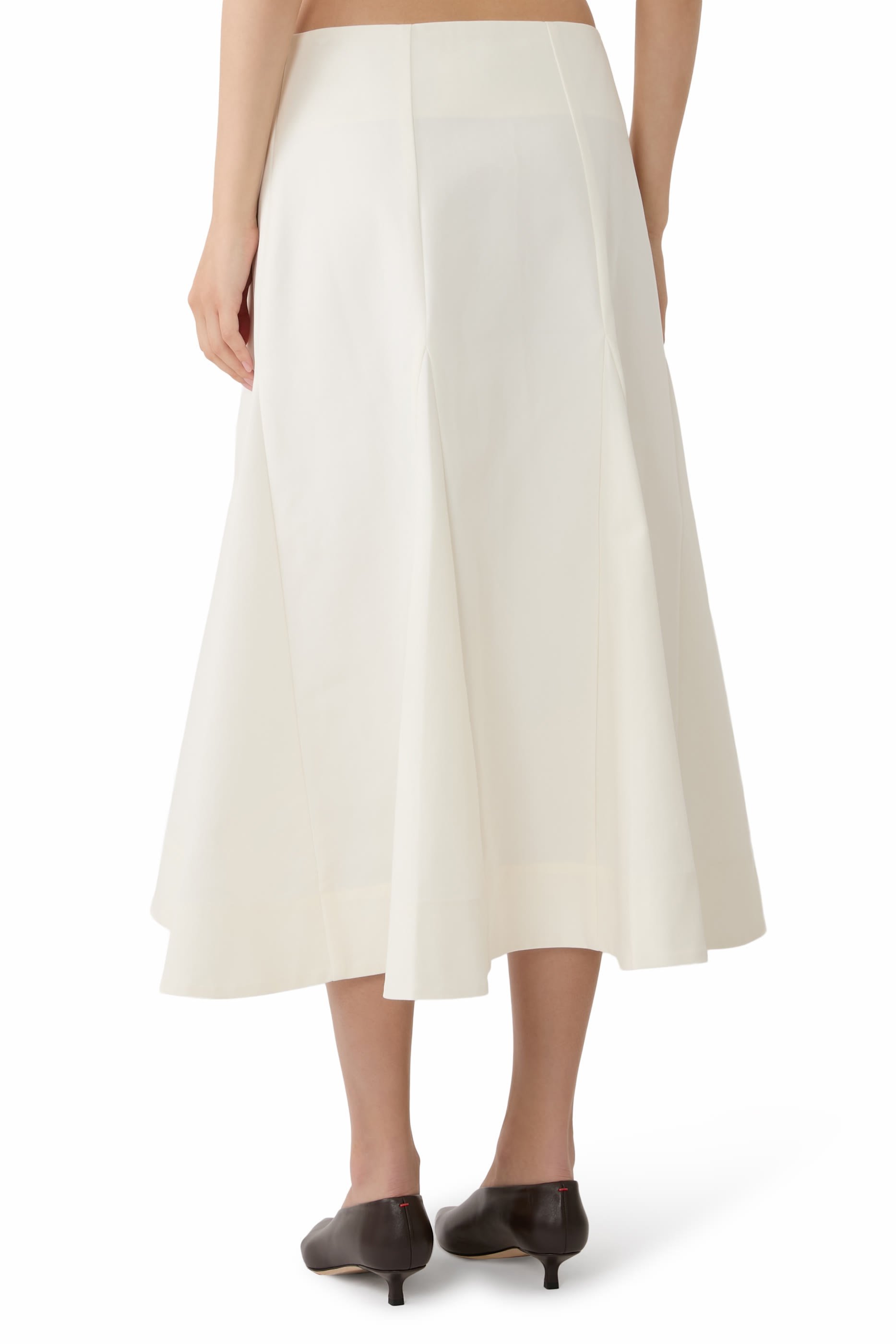 Sculptural Cotton Skirt