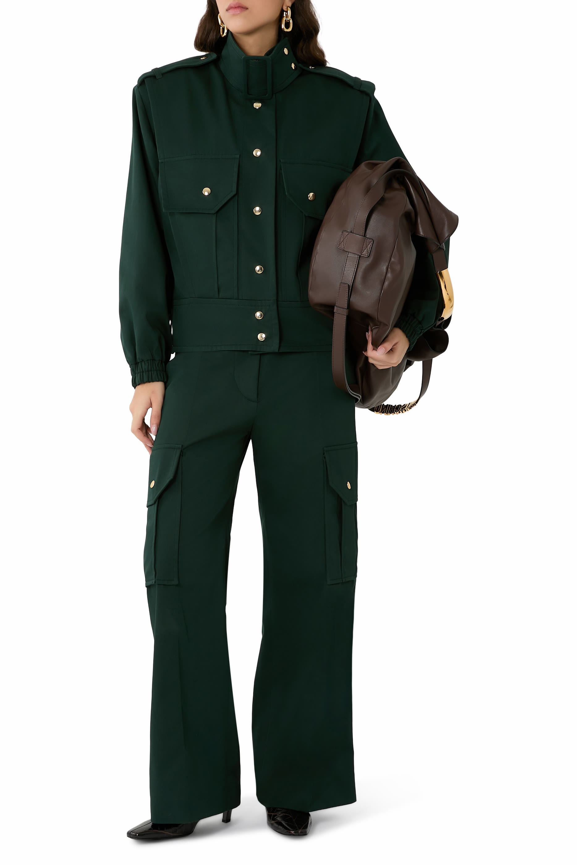 Volume Belted Blouson