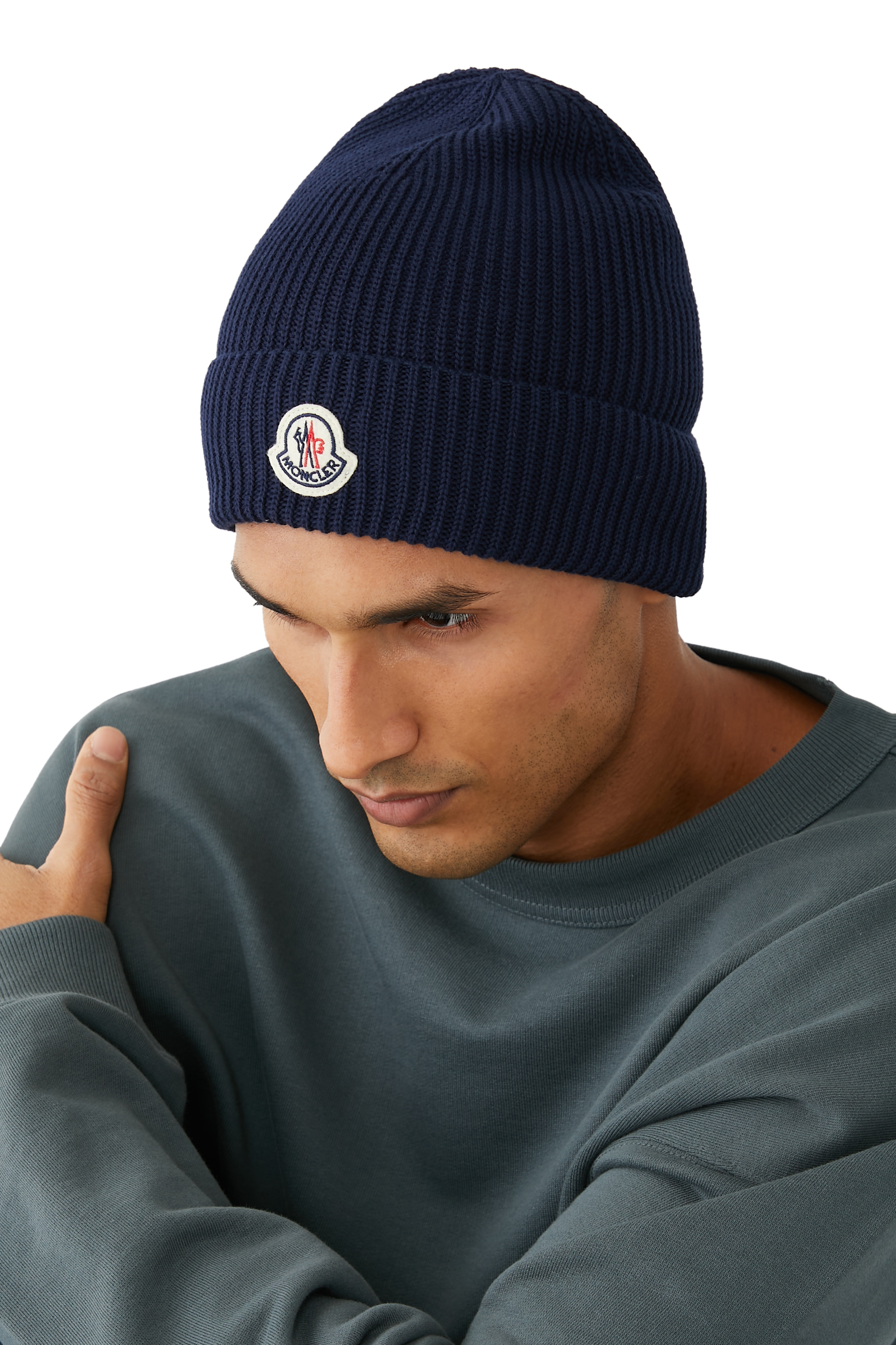 Logo Patch Knit Beanie