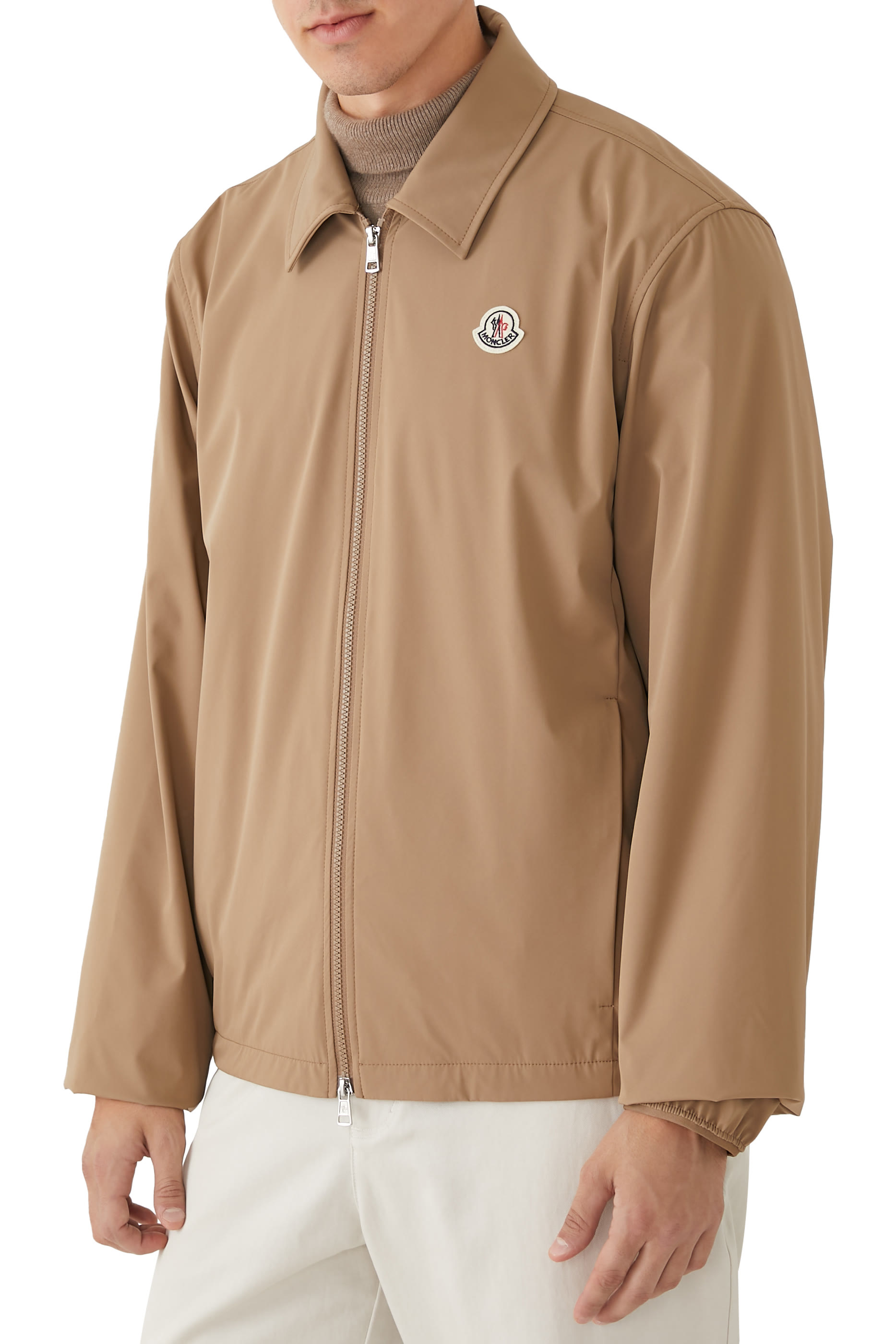 Evandro Logo-Appliqu&eacute;d Shell Jacket