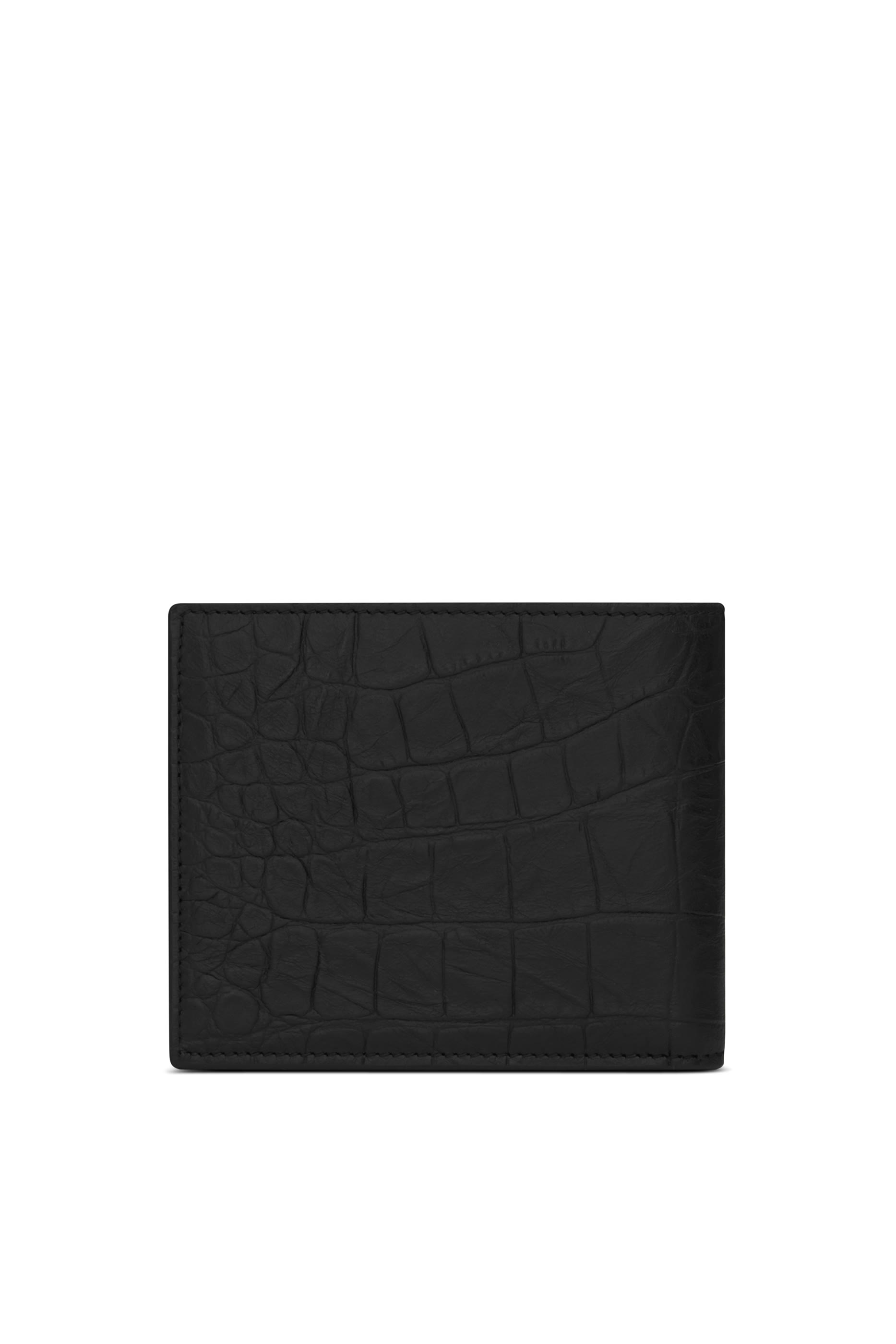 East West Croc-Embossed Wallet