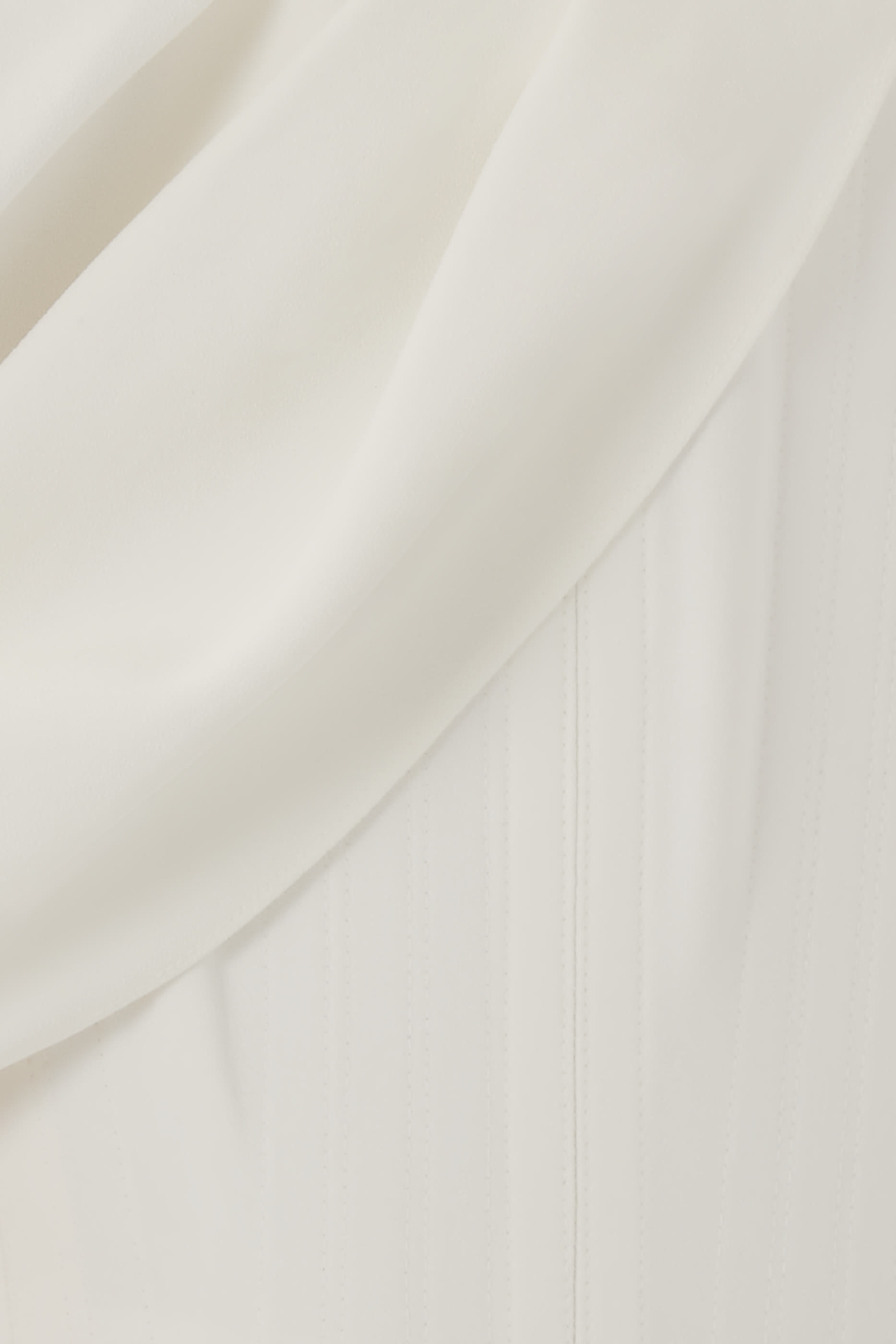 Draped Crepe Corset Dress