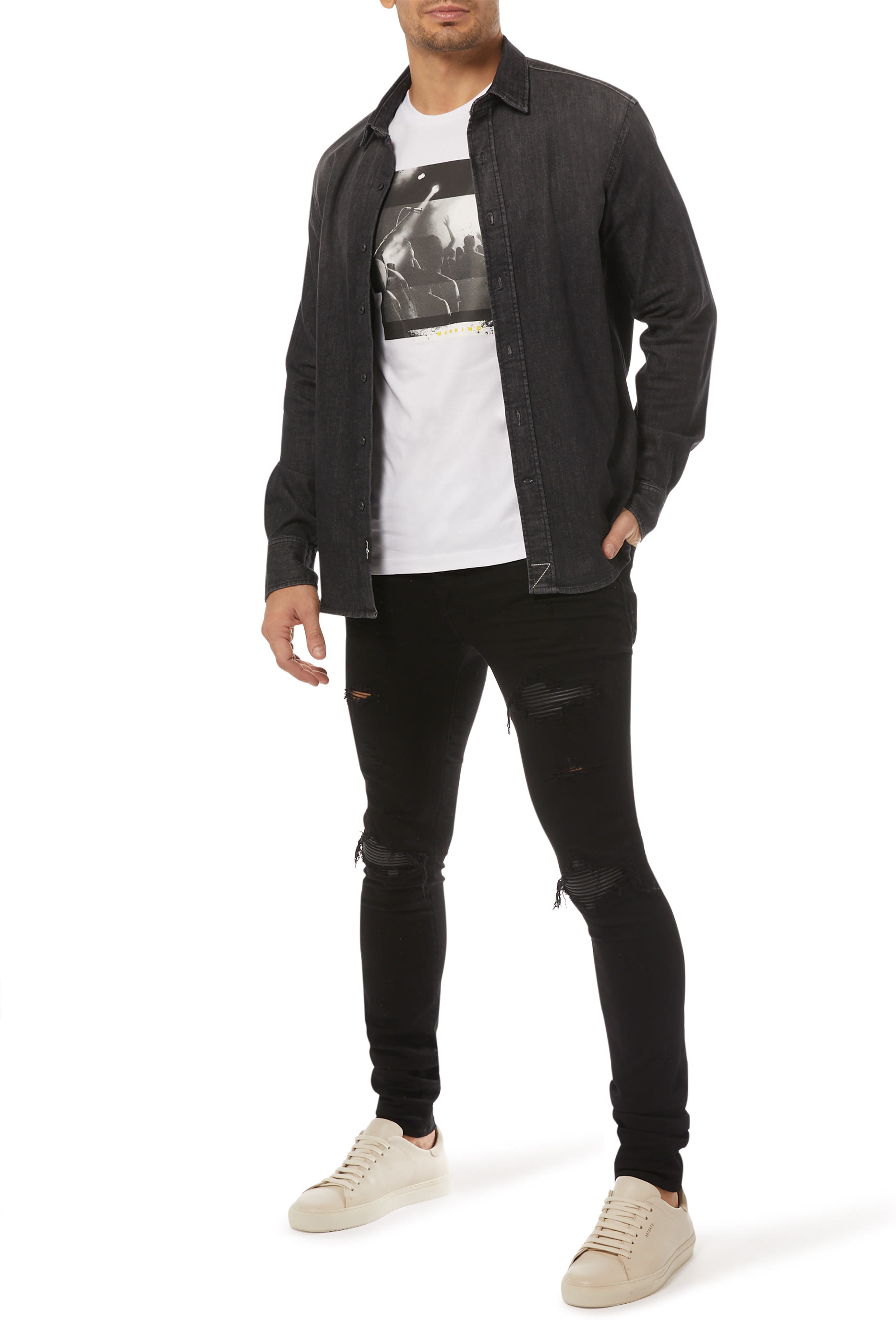 Slim Fit Denim Shirt