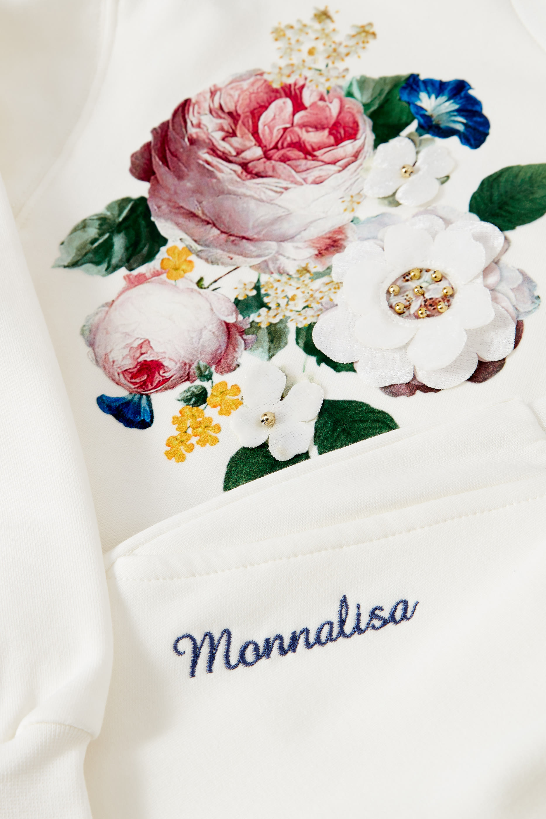 Kids Printed Cotton Sweatshirt and Sweatpants Set