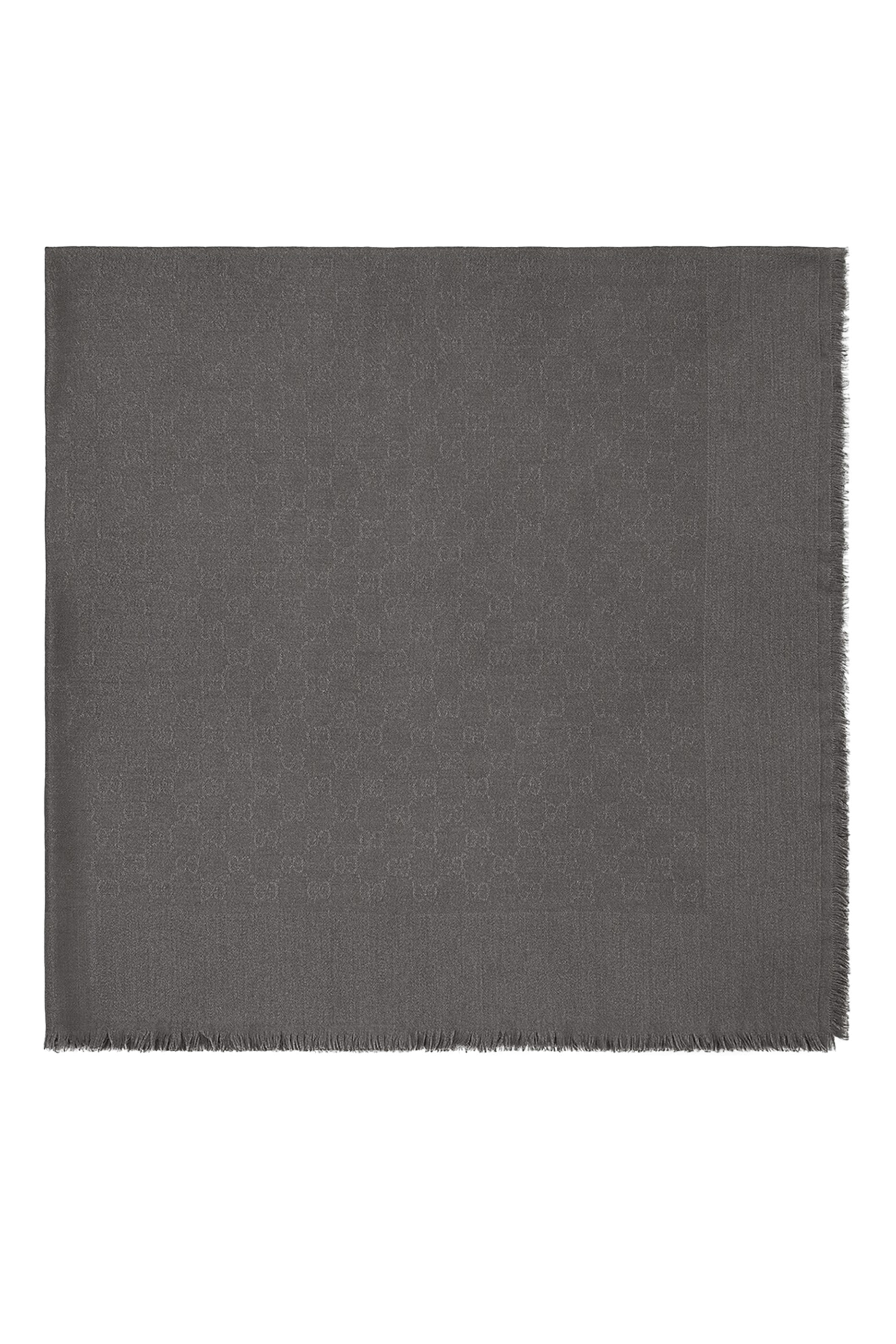 GG Wool & Silk Jacquard Shawl