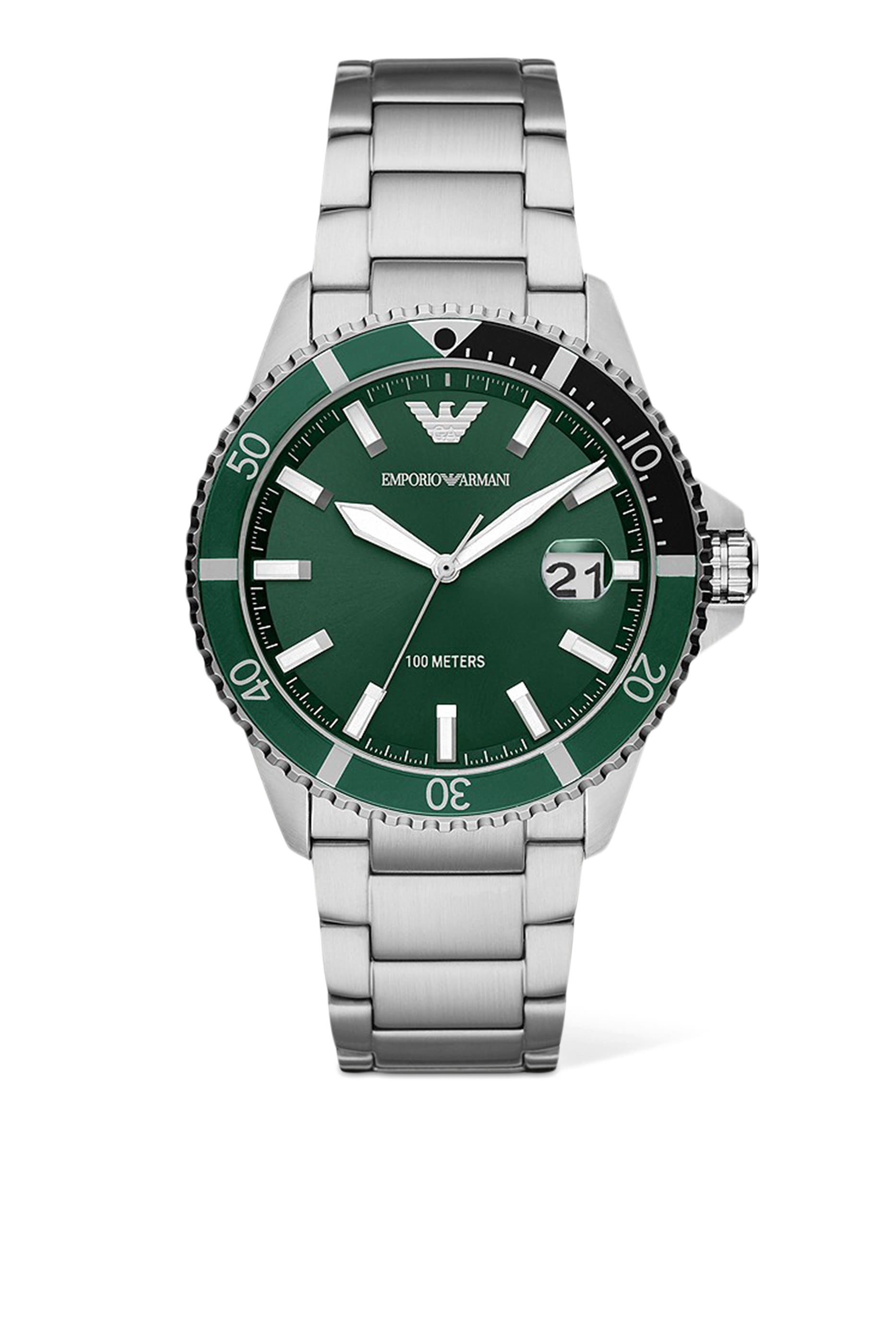 Diver 42mm Stainless Steel Watch