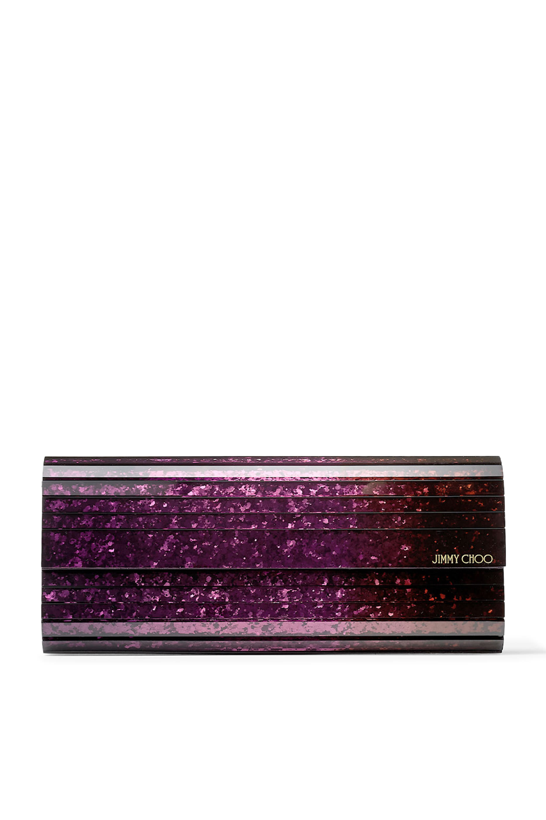 Sweetie Acrylic Degrade Glitter Clutch Bag