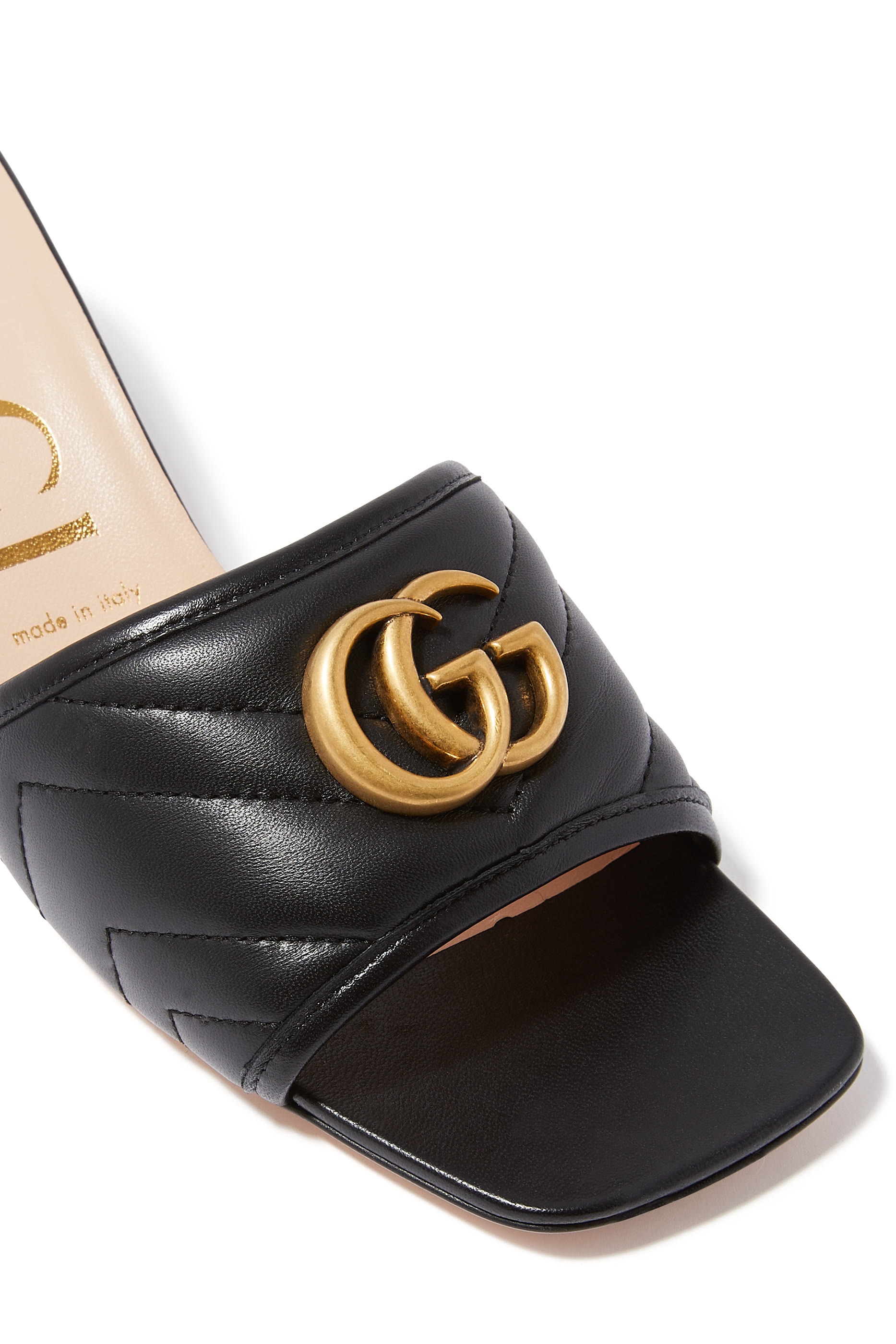 Double G 55 Block Heel Slides