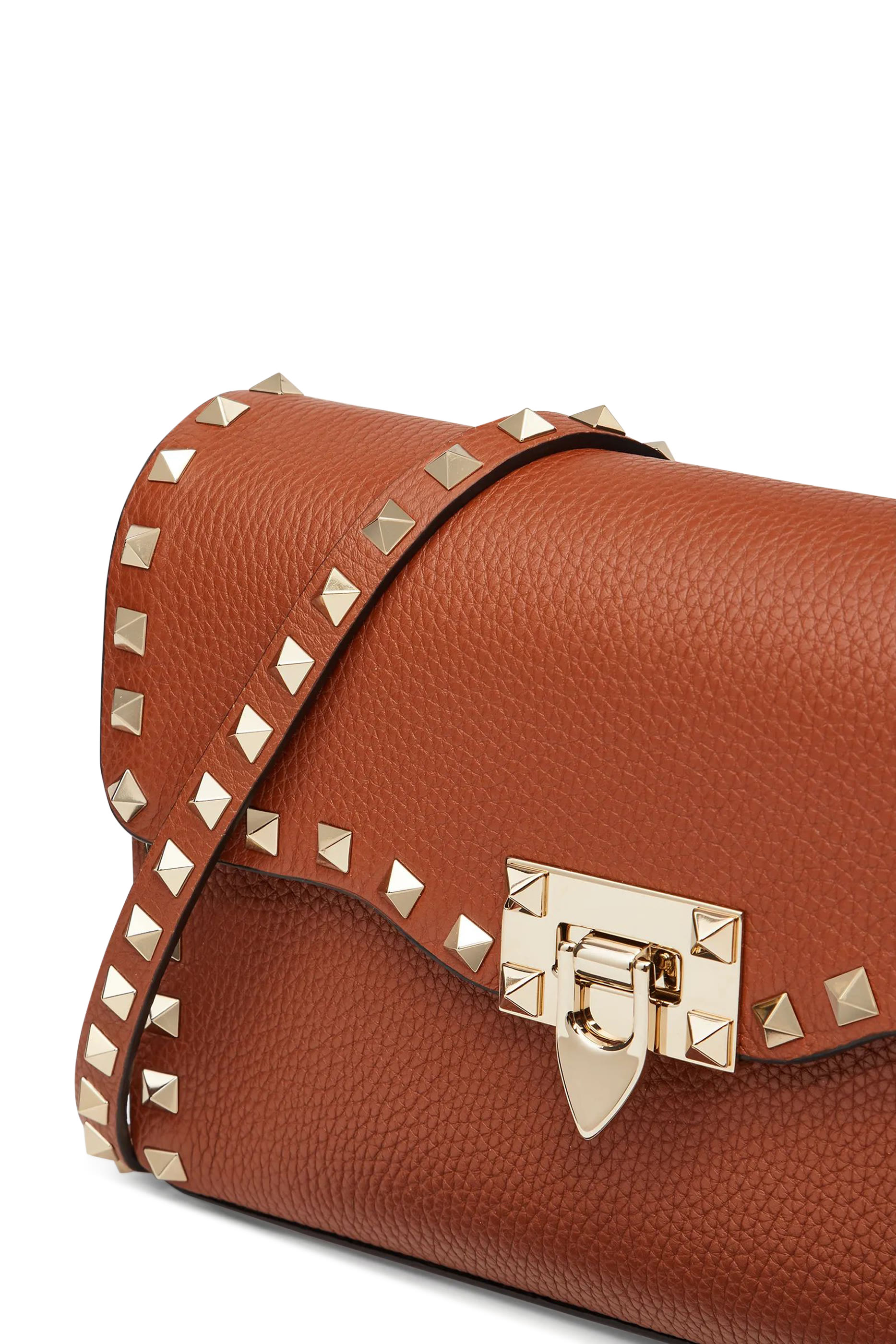  Rockstud Leather Crossbody Bag