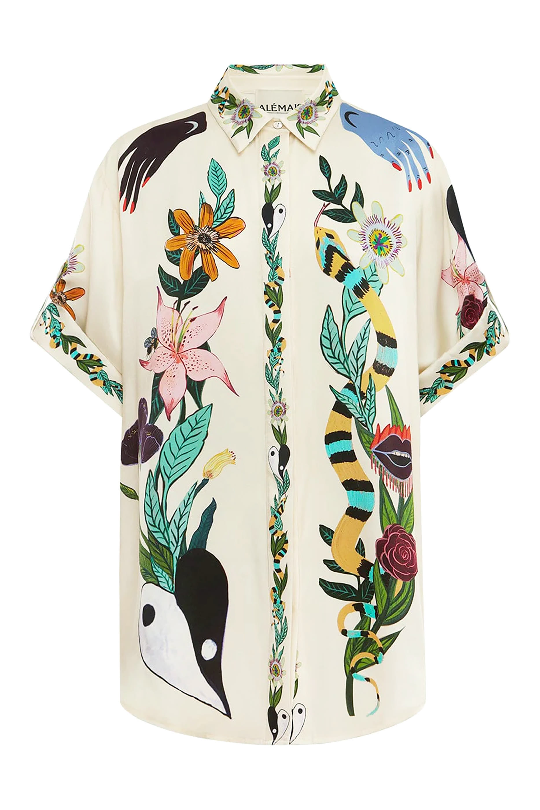 Meagan Oversized Silk Shirt