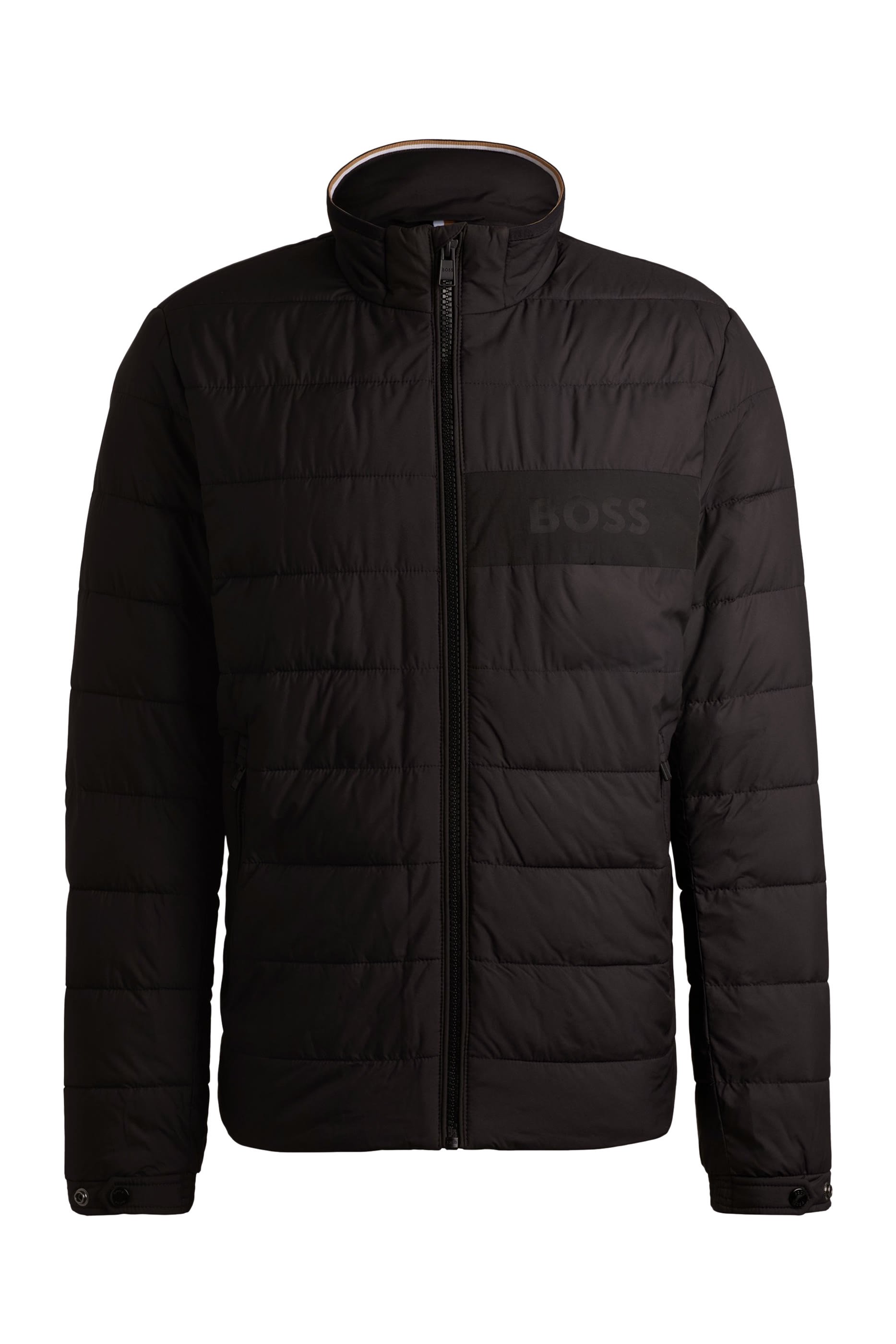 Water-Repellent Regular-Fit Jacket with Logo Detail