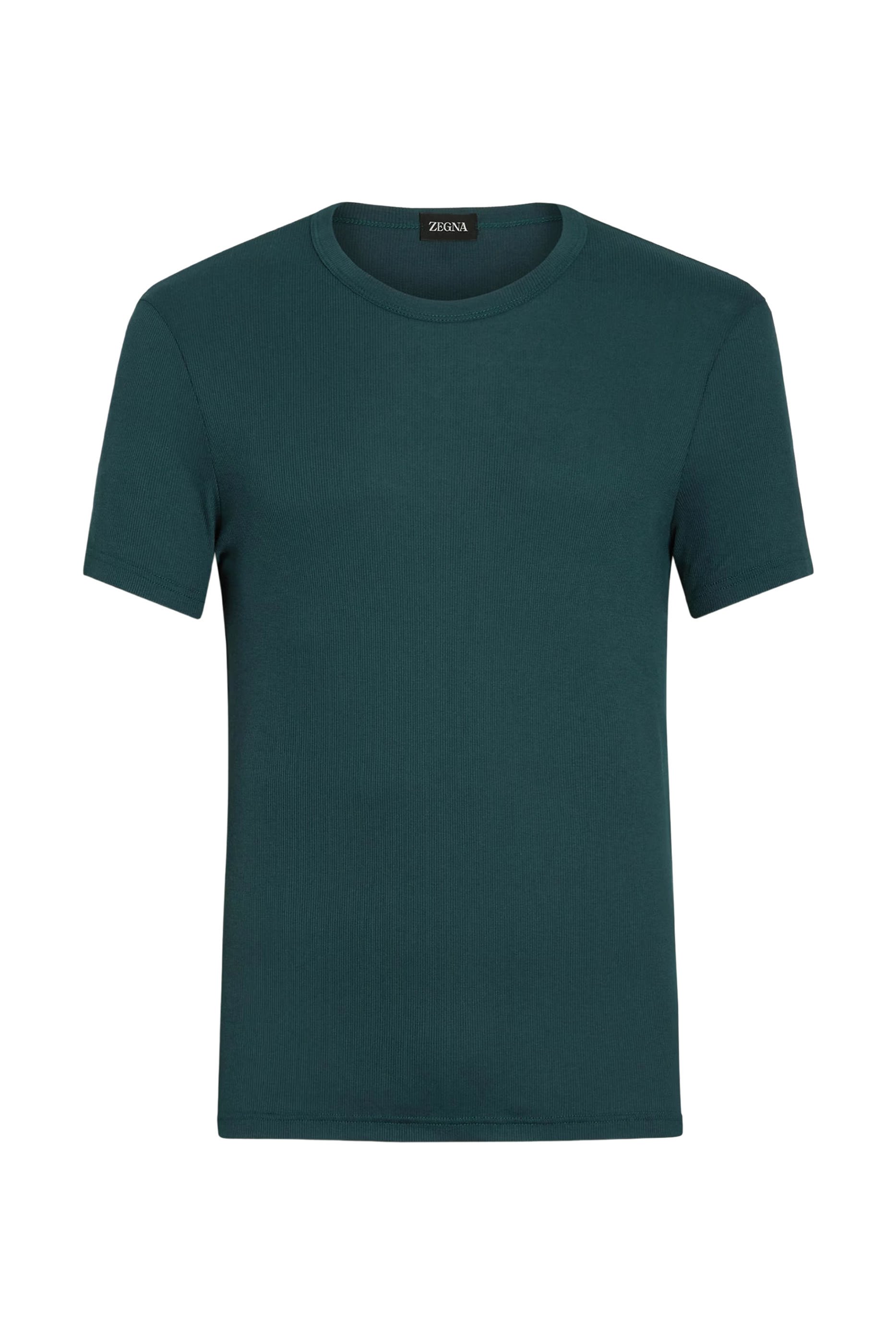 Ribbed Cotton Modal T-Shirt