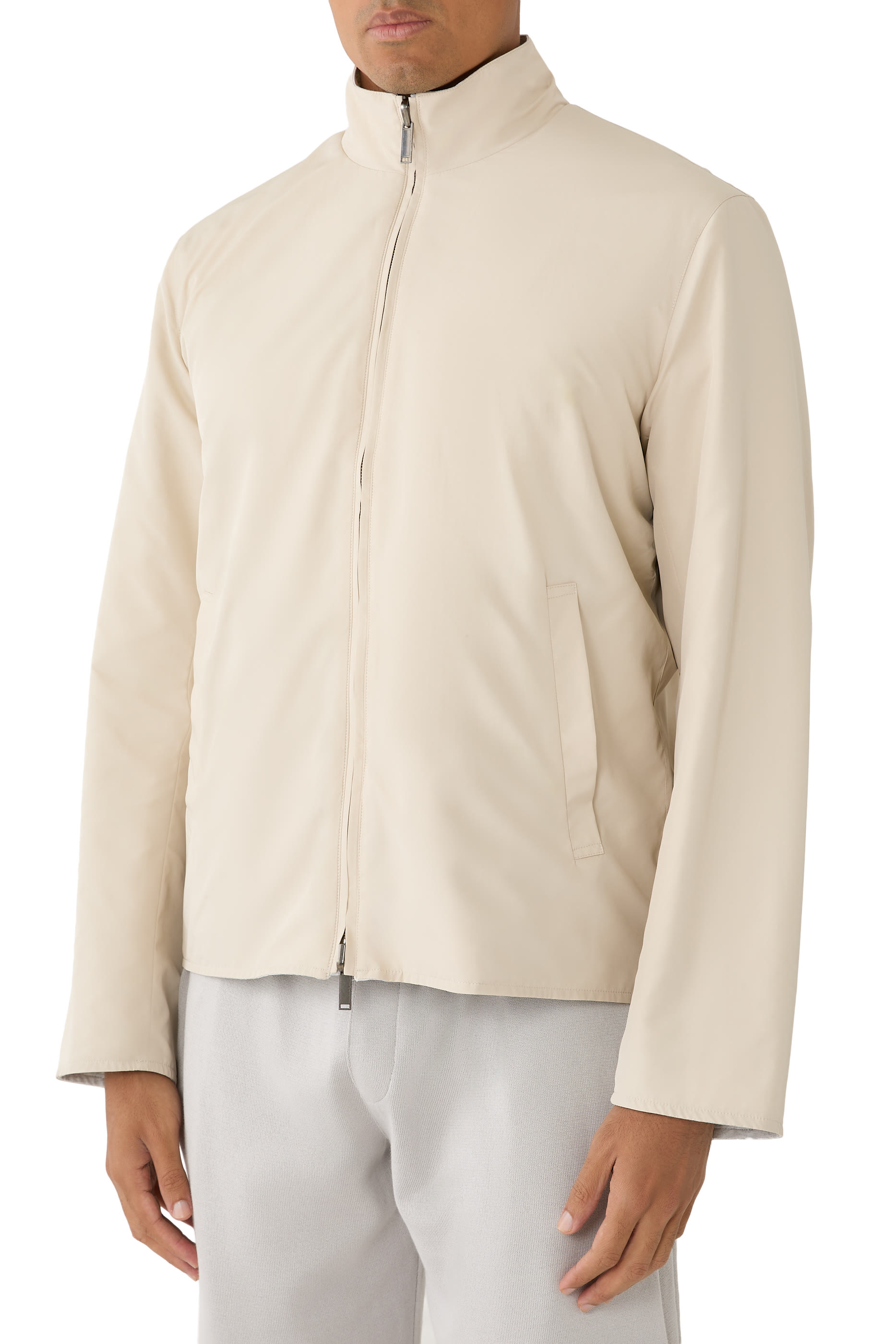 Giubbotto Full-Zip Reversible Bomber Jacket