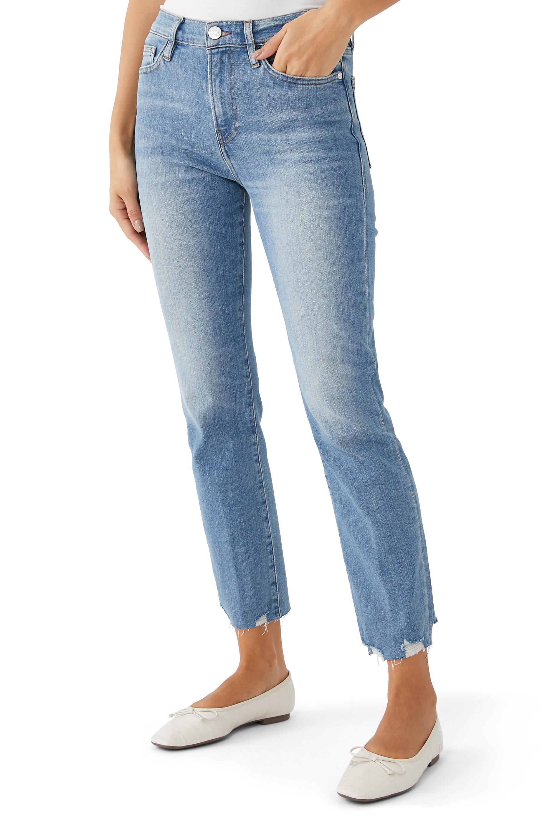 Le High Straight Jeans