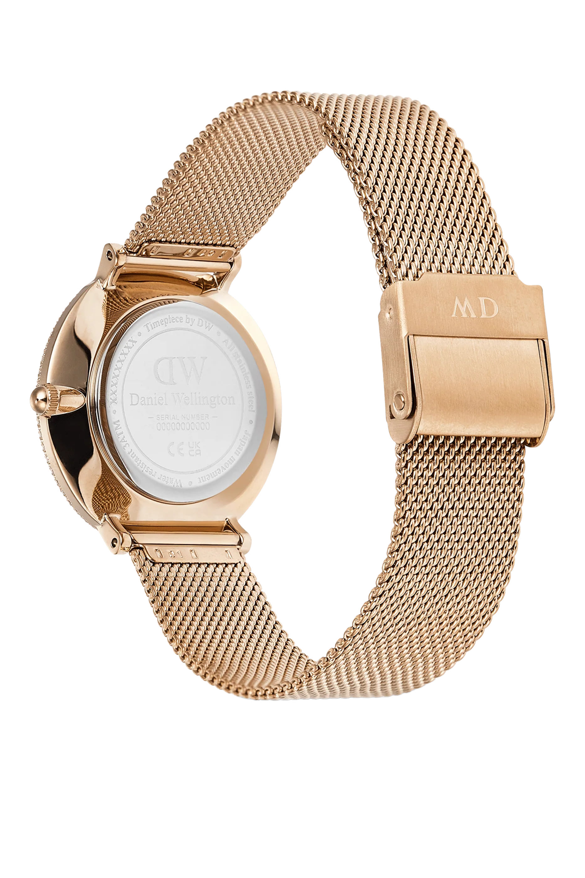 Crystalline Bezel Watch, Stainless Steel