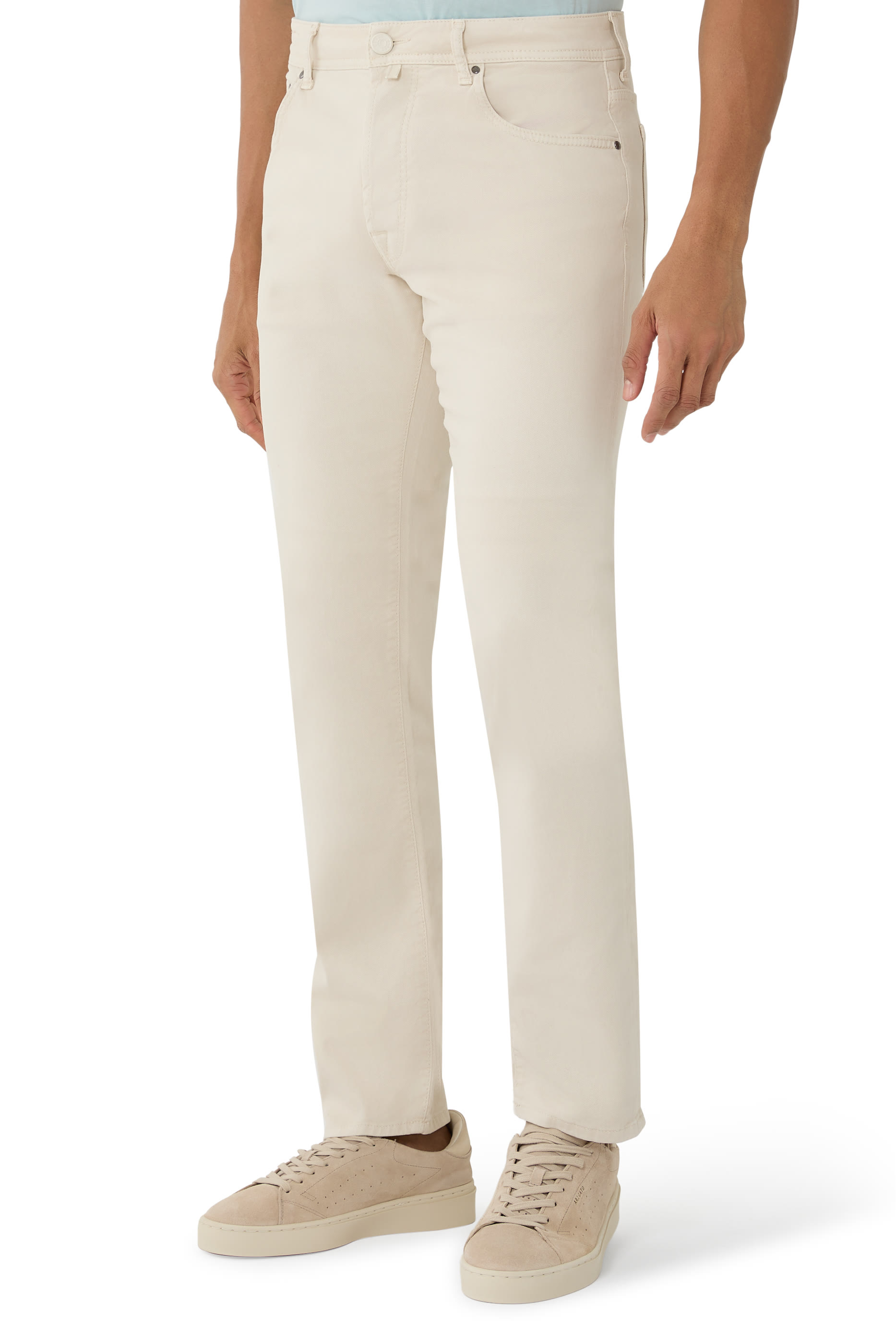 5-Pocket Straight-Leg Jeans