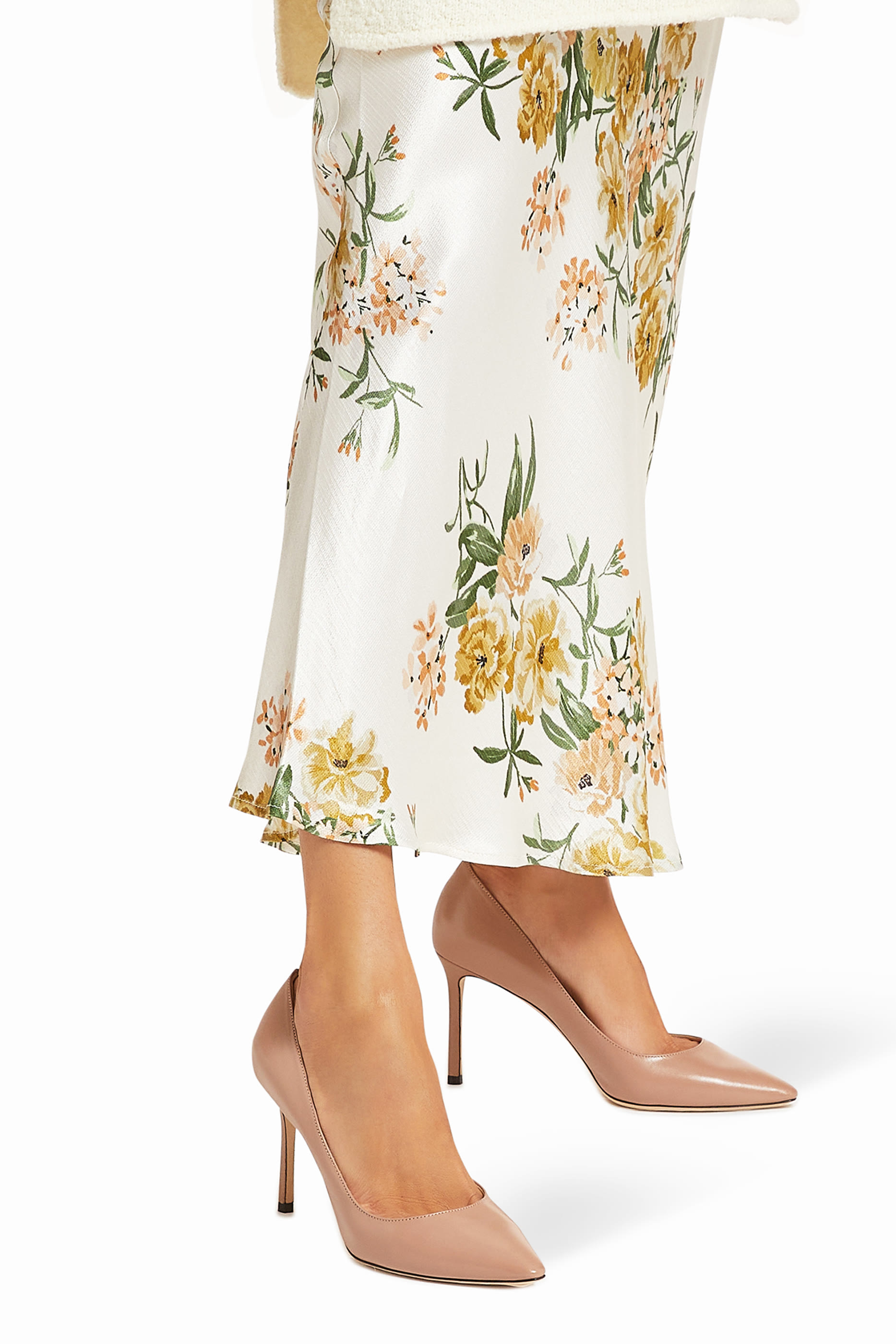 Romy 85 Leather Pumps