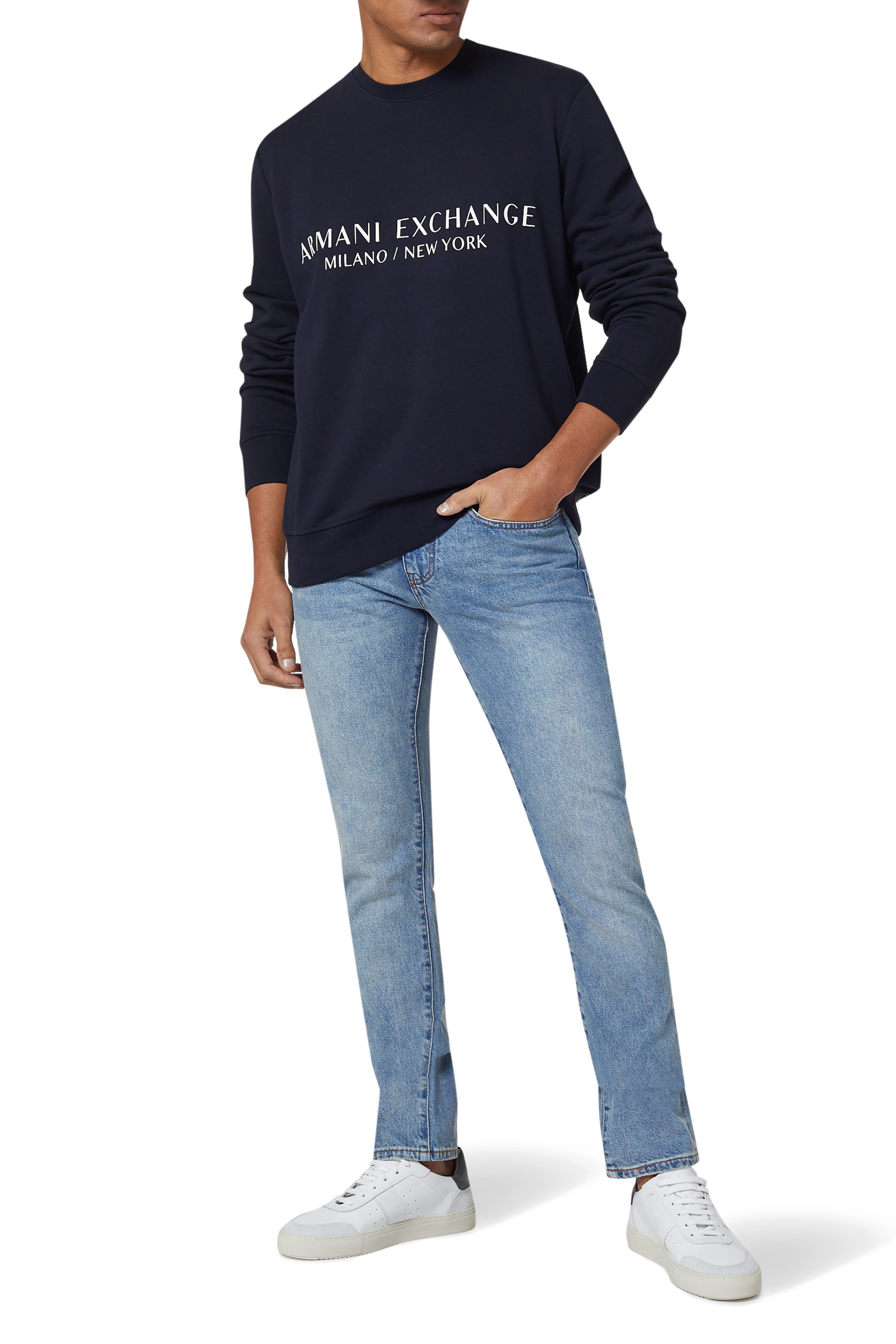 Clean Logo Cotton Sweatshirt