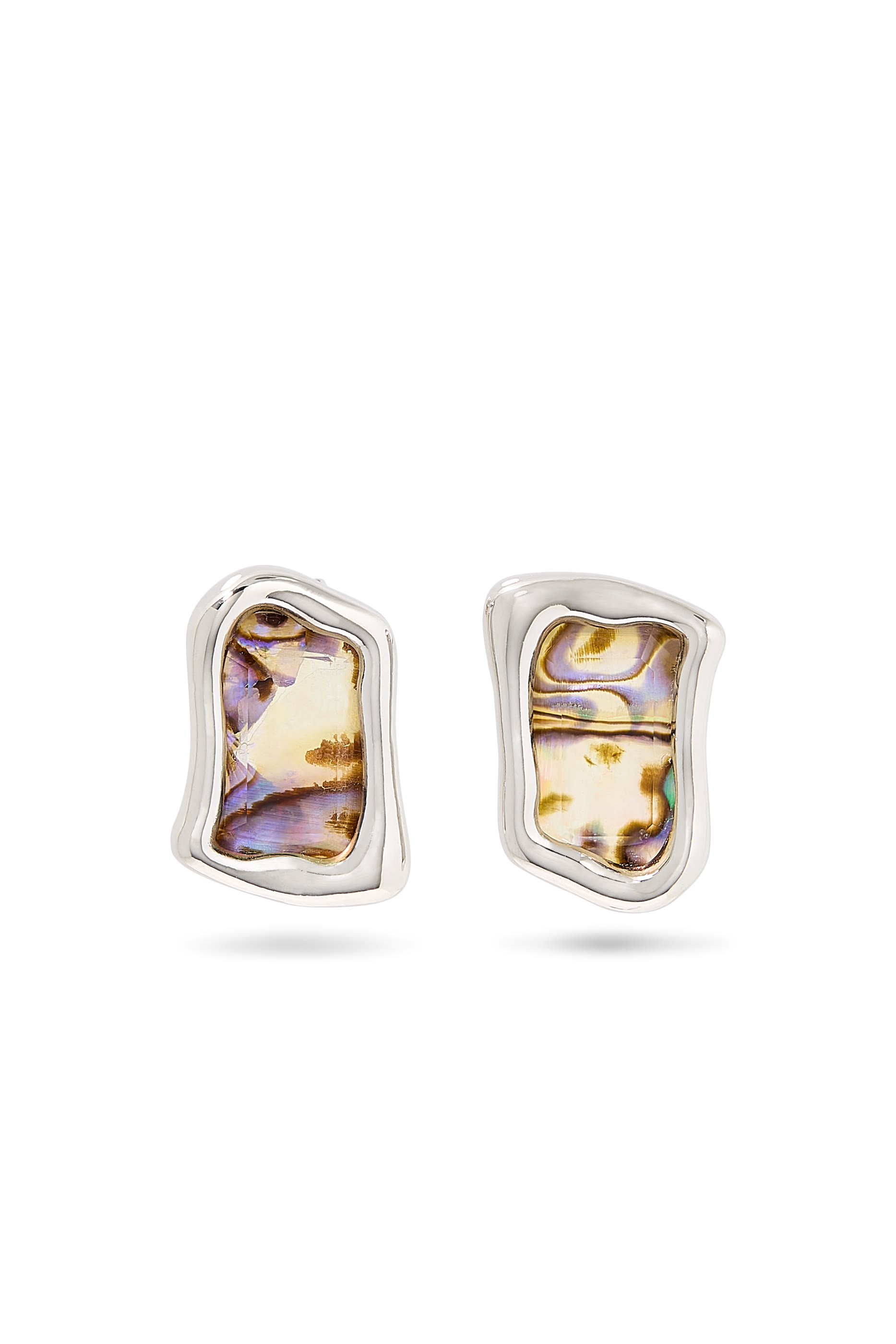 Molten Glass Statement Studs