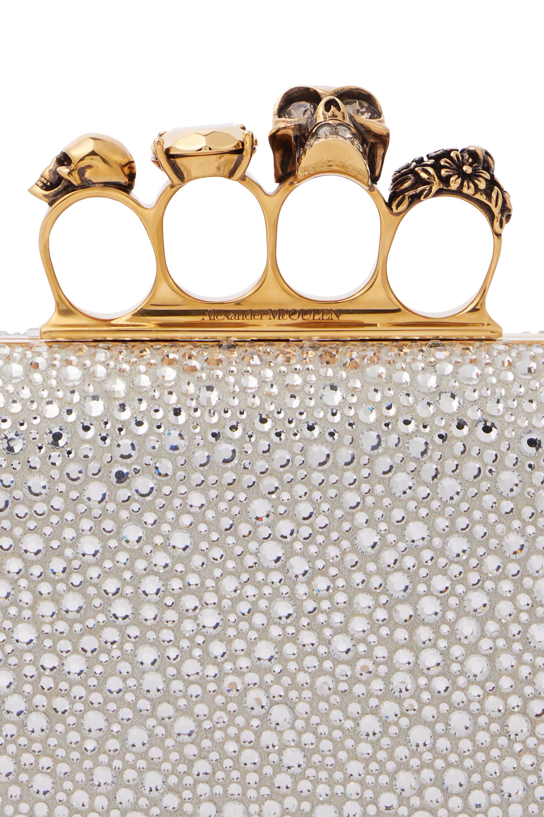 Skull Four Ring Clutch Bag