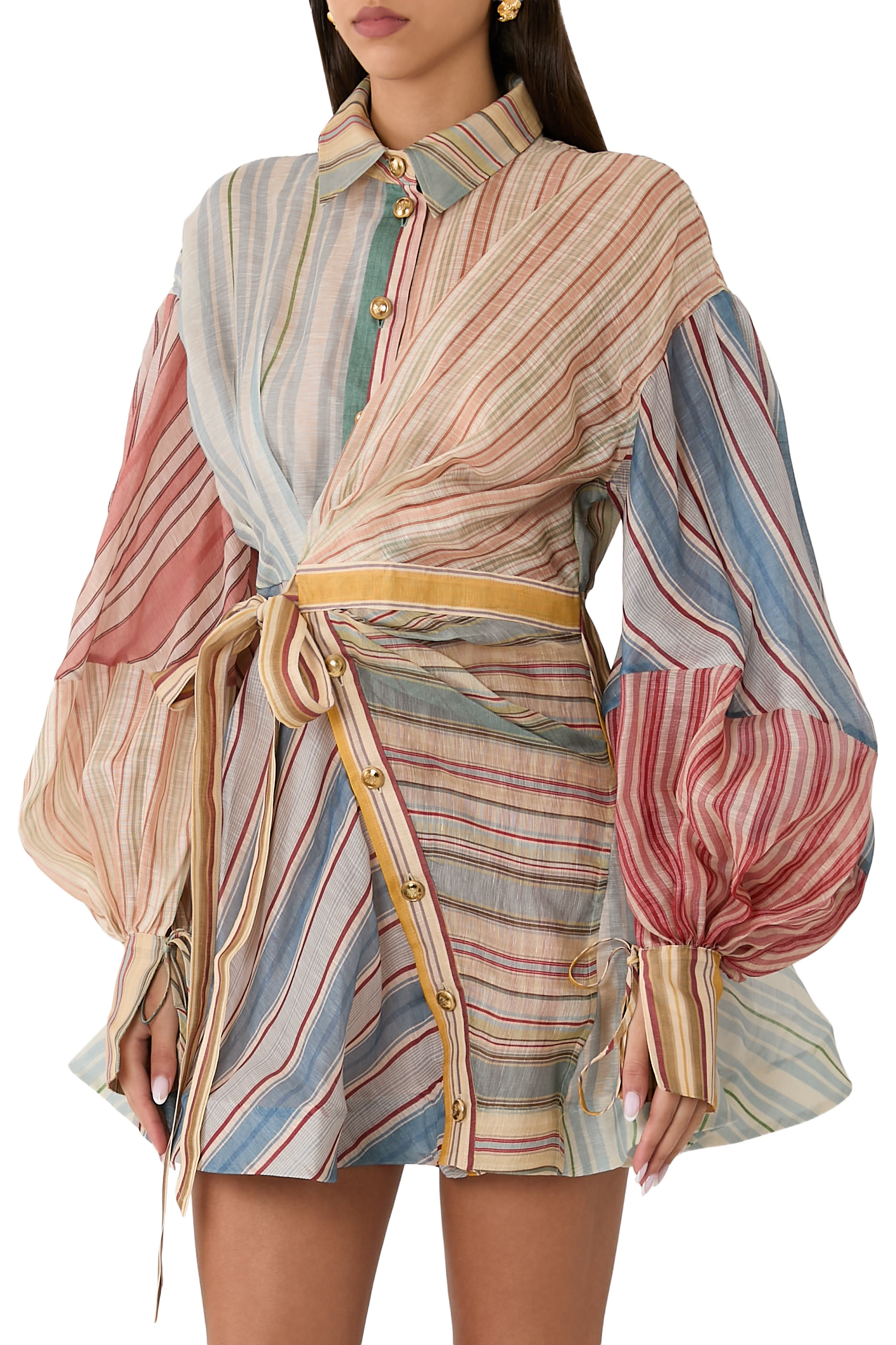 Rebellion Striped Mini Dress