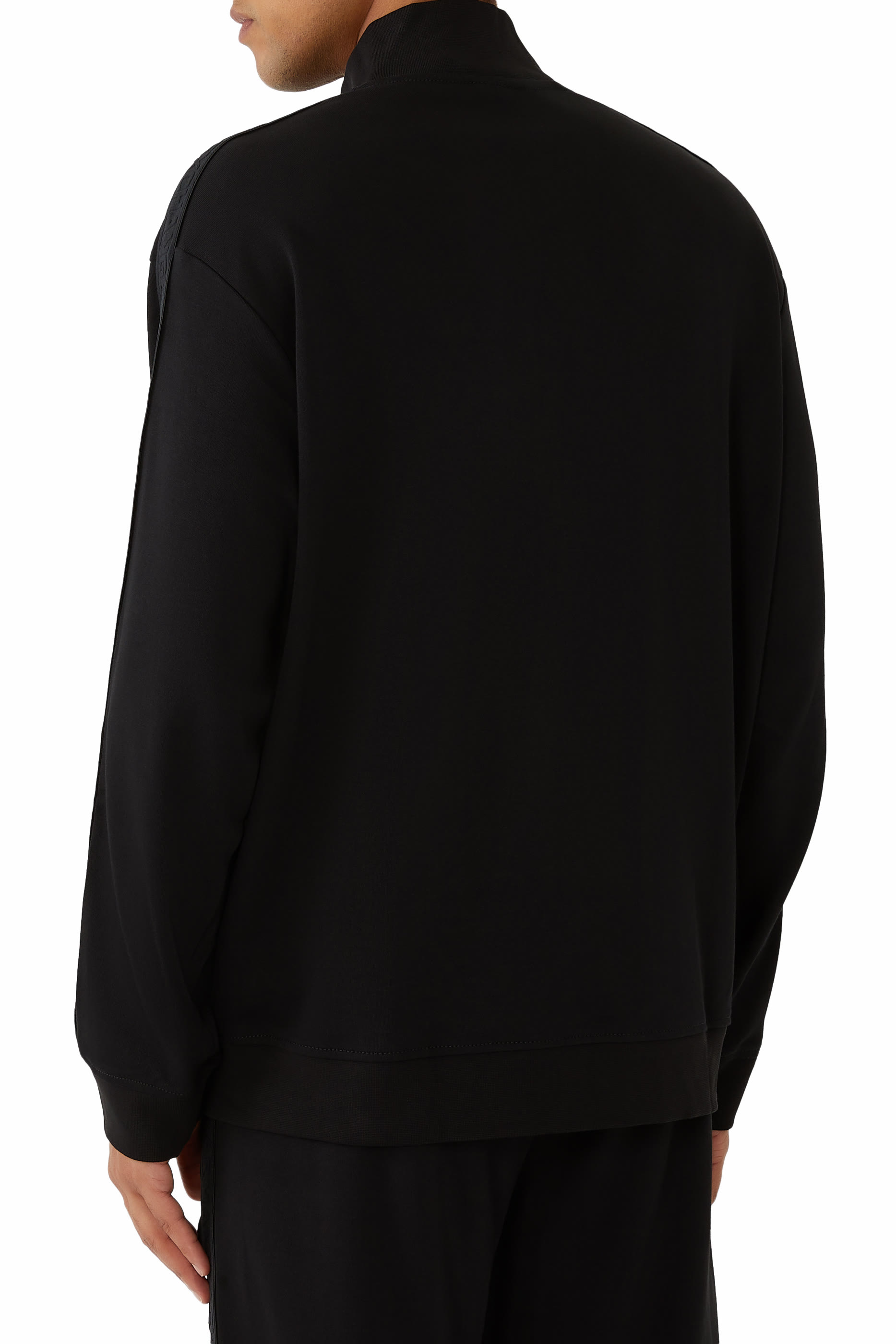 Logo Bands Full Zip Sweatshirt