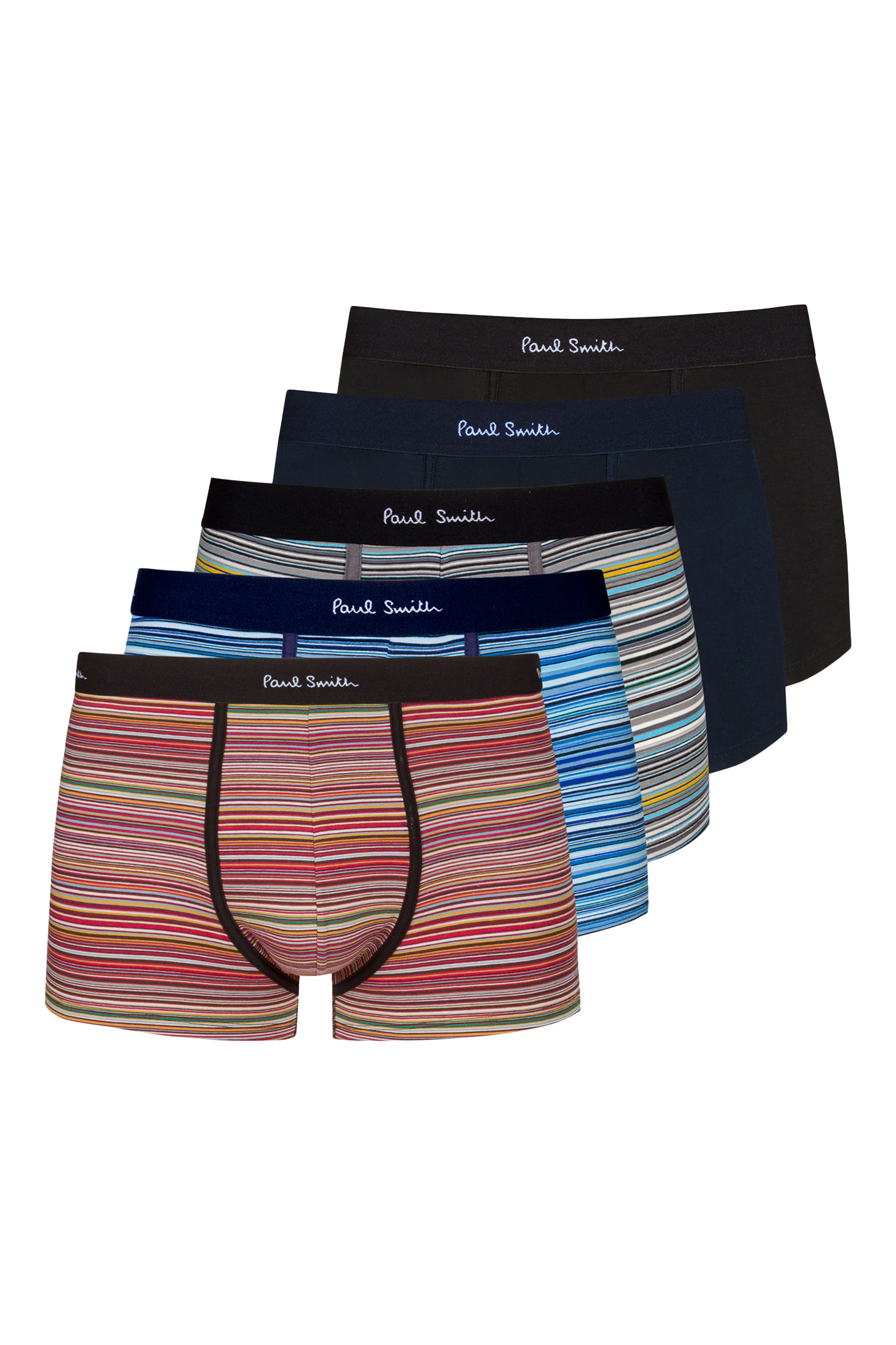 Logo-Waistband Briefs, Set of 5