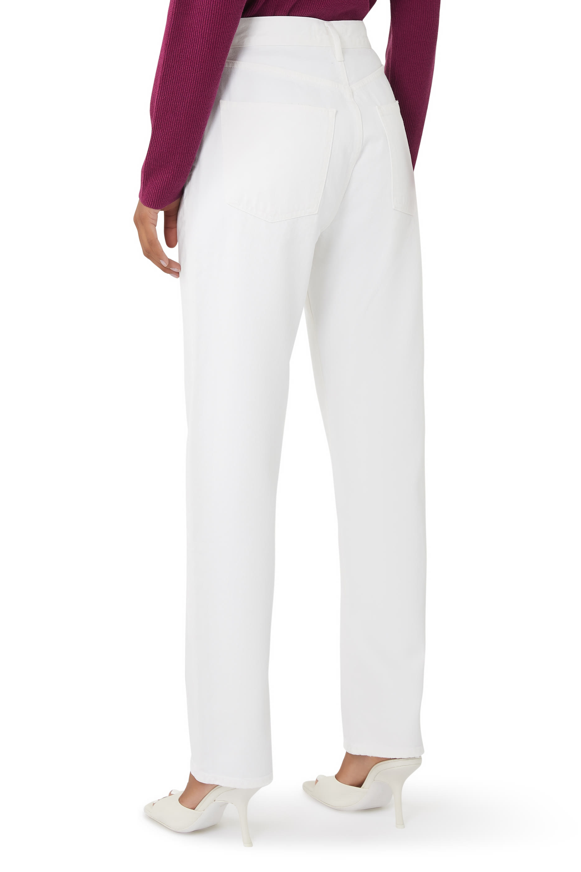 '90s Pinch Waist High-Rise Straight Jeans