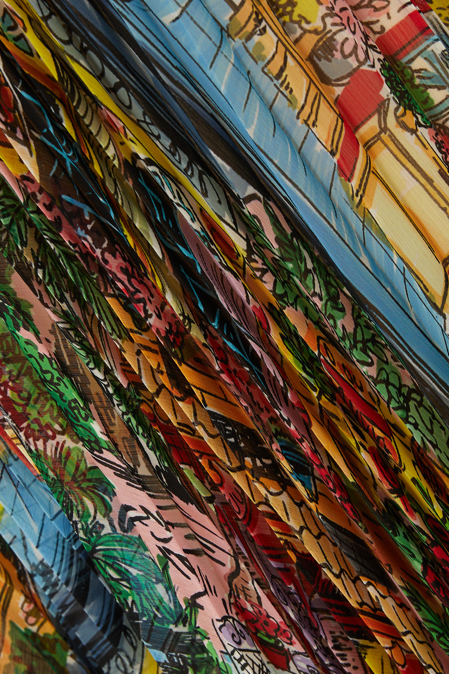 Katz Maxi Pleated Skirt