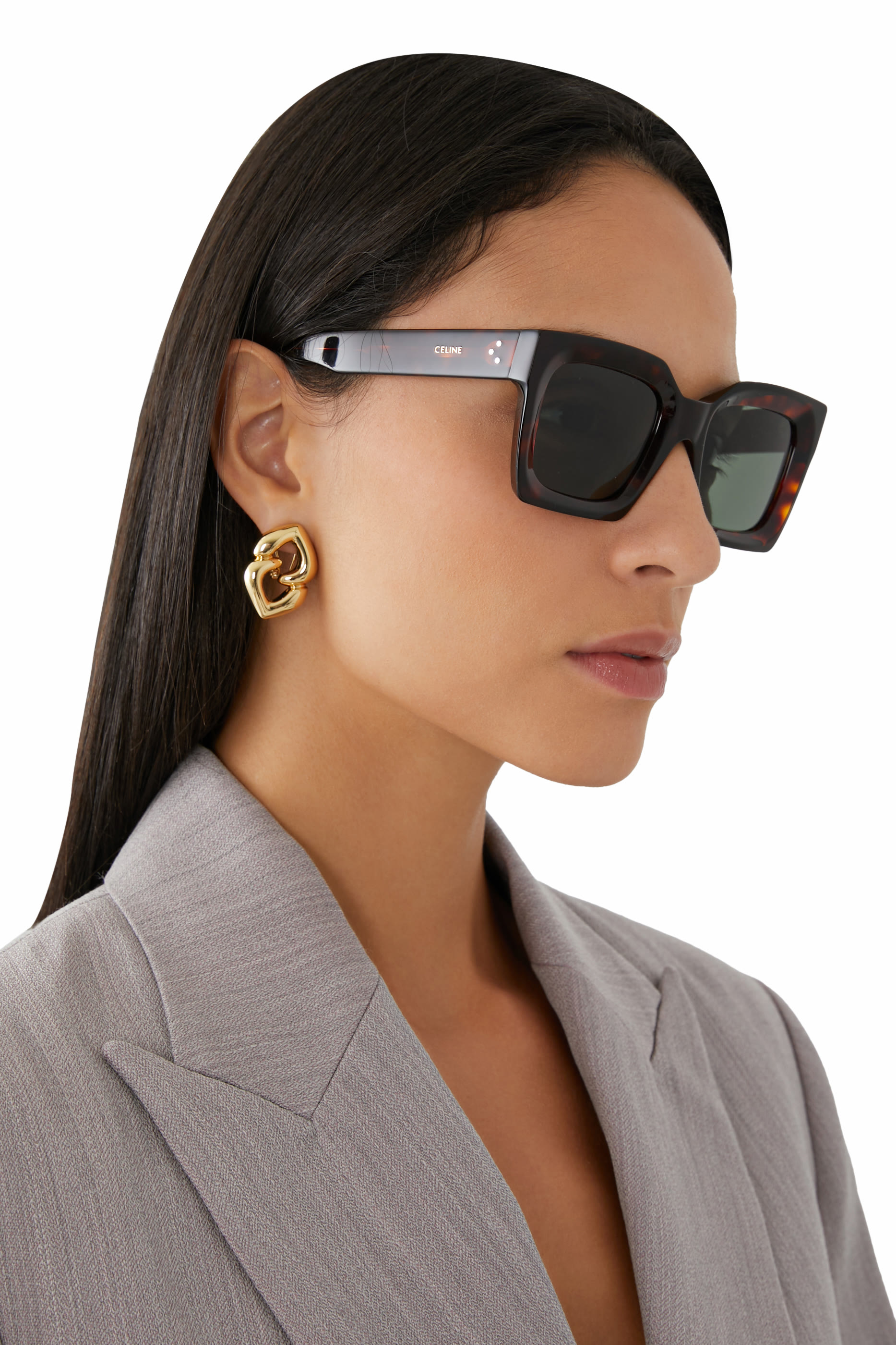 3 Dots Square Sunglasses